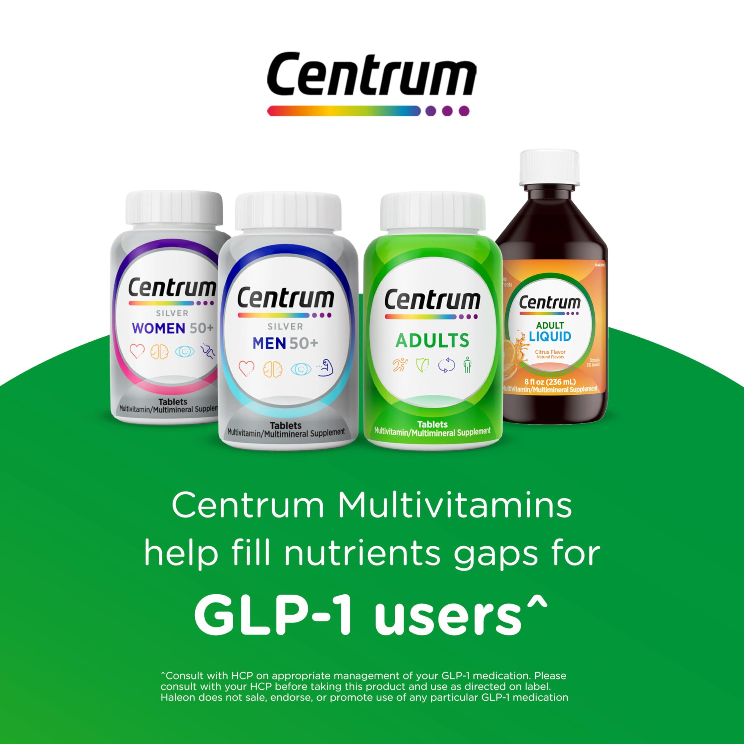 Centrum Silver Men's 50+ Multivitamin with Vitamin D3, B-Vitamins, Zinc for Memory and Cognition - 200 Tablets - Image 13
