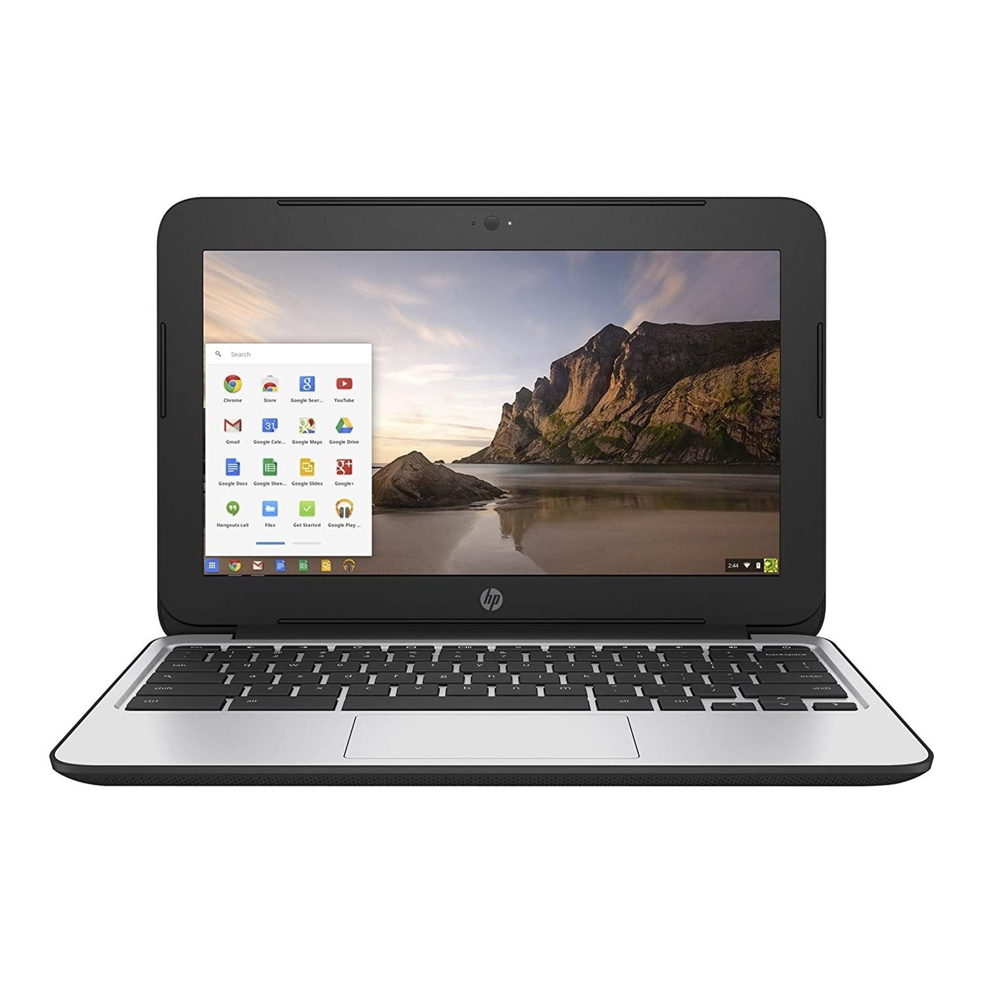 HP Chromebook 11 G4 11.6" 4GB 16GB SSD Celeron® N2840 2.16GHz ChromeOS, Black (Renewed)