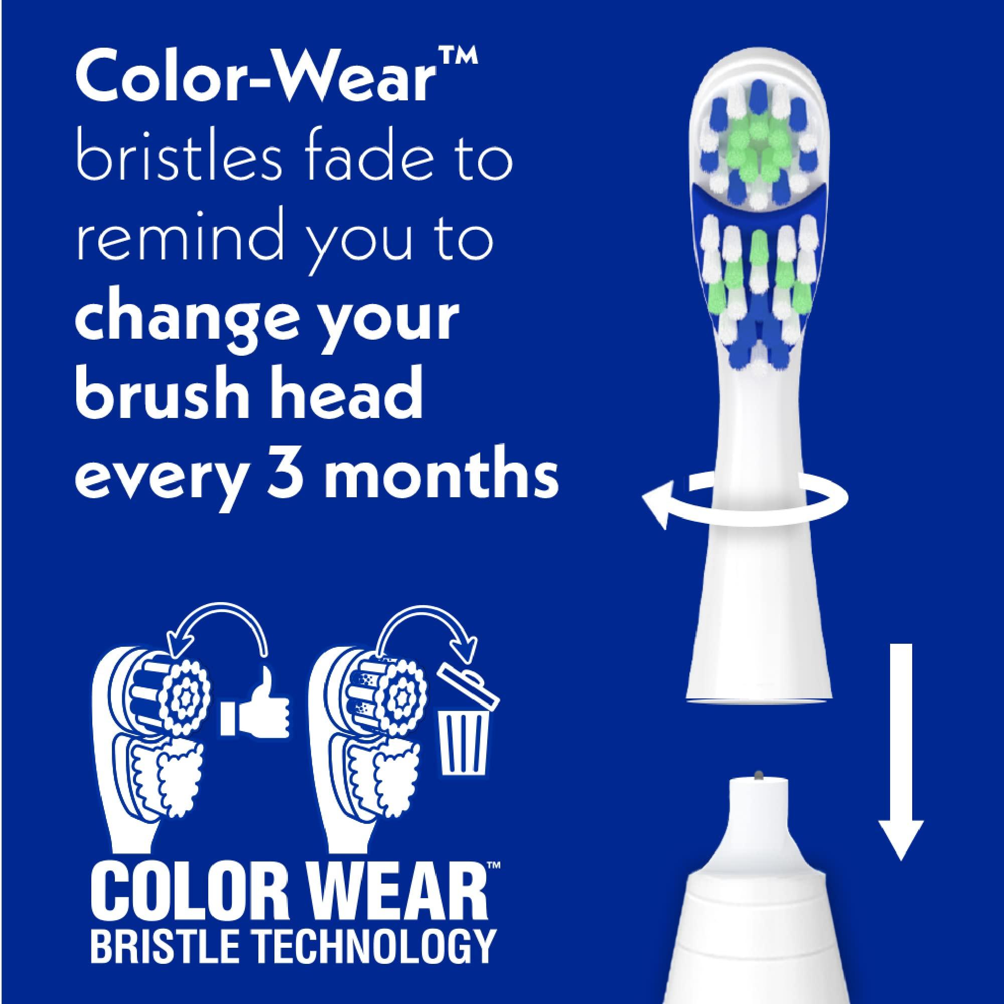 Spinbrush PRO CLEAN Battery Powered Toothbrush, Soft Bristles, 1 Count, Gold or Blue Color May Vary - Image 9