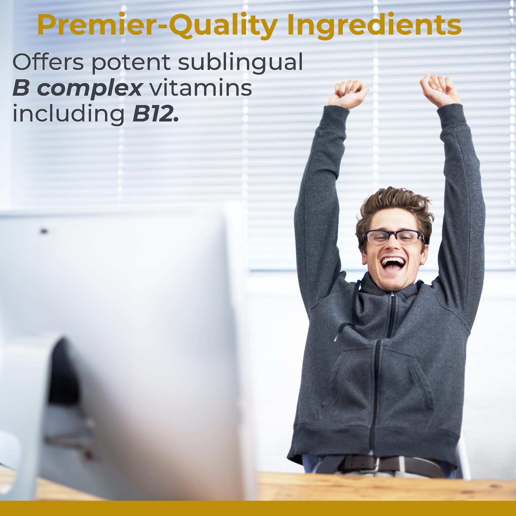 Premier Research Labs: Max B-ND Liquid Vitamin B-Complex for Liver & Brain Health - Sublingual Drops for Energy, Immune, Made in The USA - 8 fl oz - Thiamin, B12, B6 & More - for Men, Women, Kids - Image 3