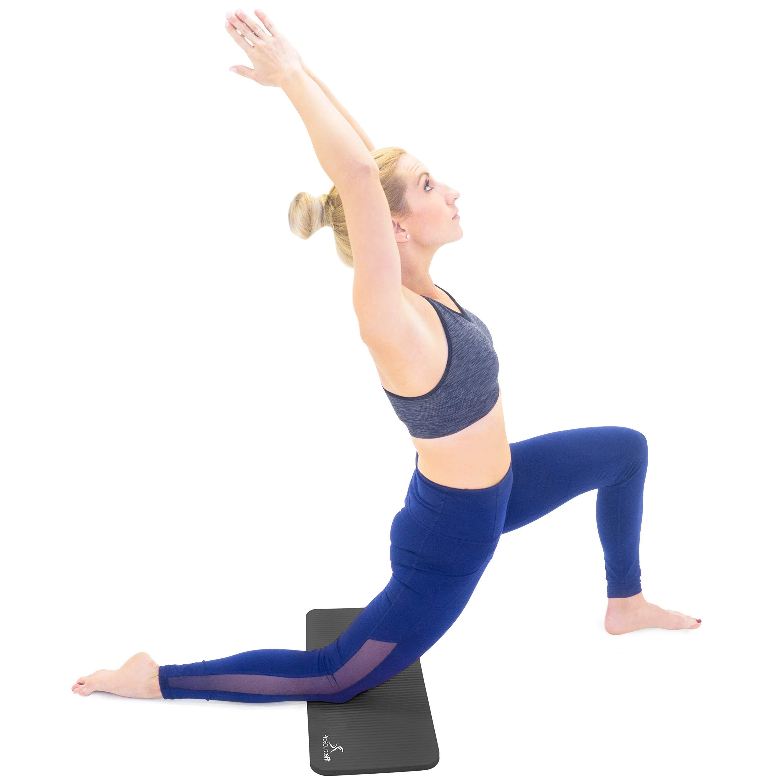 ProsourceFit Extra Thick Yoga Knee Pad and Elbow Cushion 15mm (5/8”) Fits Standard Mats for Pain Free Joints in Yoga, Pilates, Floor Workouts - Image 4