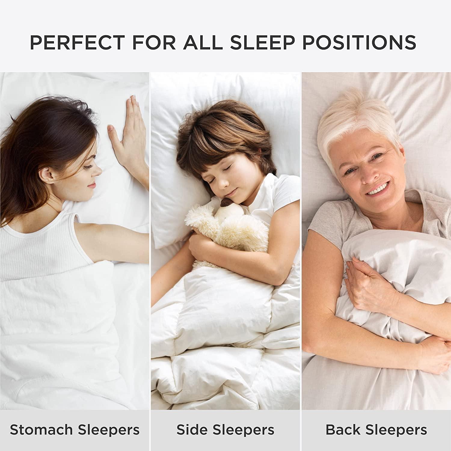 Bedsure Pillows Queen Size Set of 2 - Soft Bed Pillows for Sleeping 2 Pack, Fluffy and Supportive, Hotel Quality, Original Down Alternative Filling for Side, Back Sleepers - Image 7