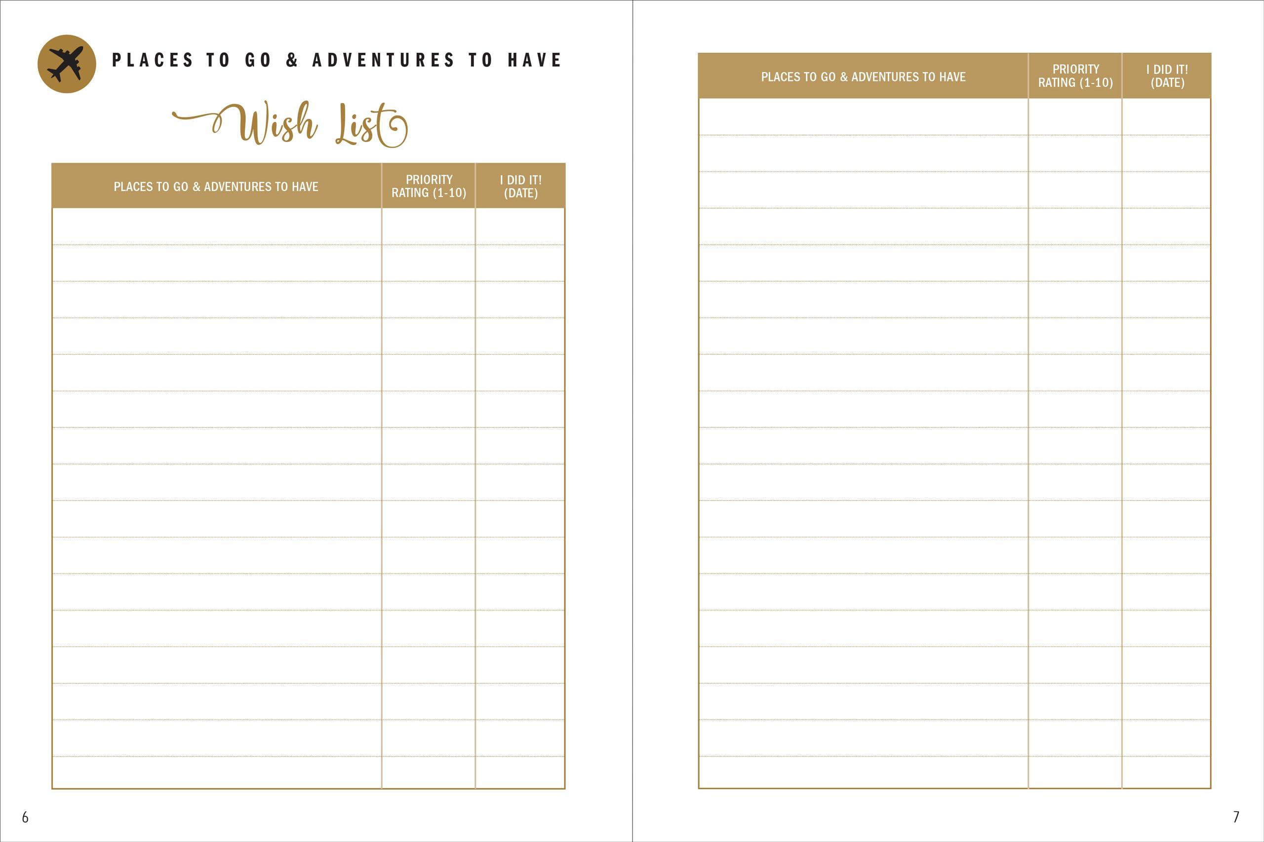 My Bucket List Journal - Living the Dream - Image 3
