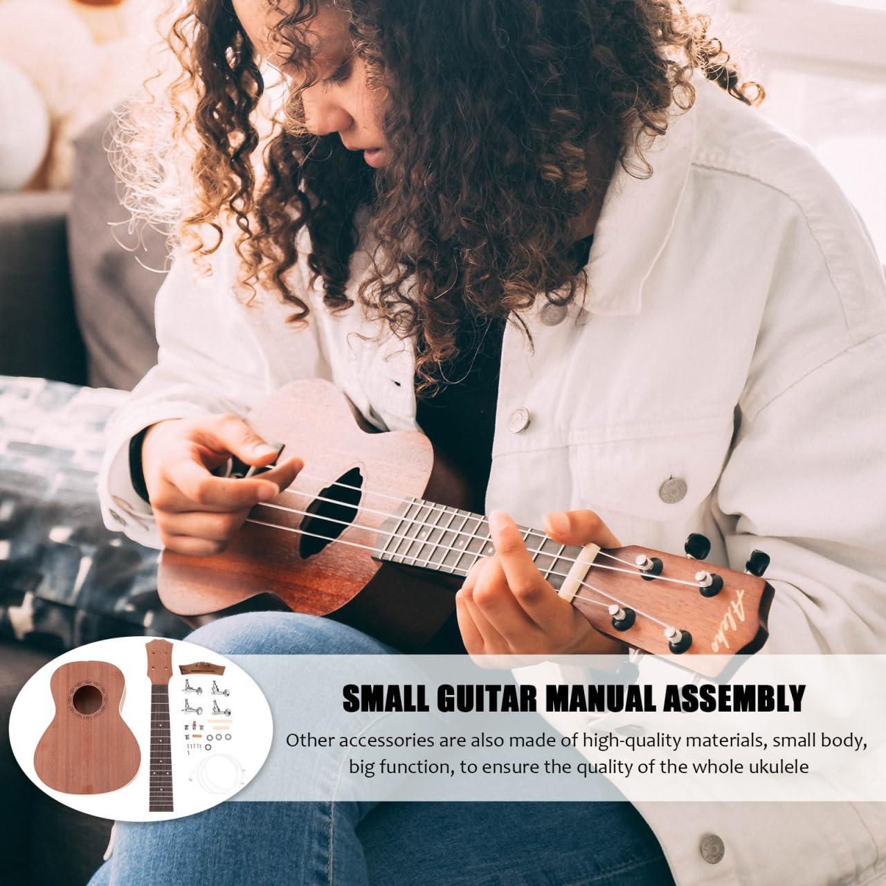 ibasenice DIY Ukulele Kit - 23 Inch Baritone Graffiti Artist Guitar Kit - Acoustic Guitar - Image 8