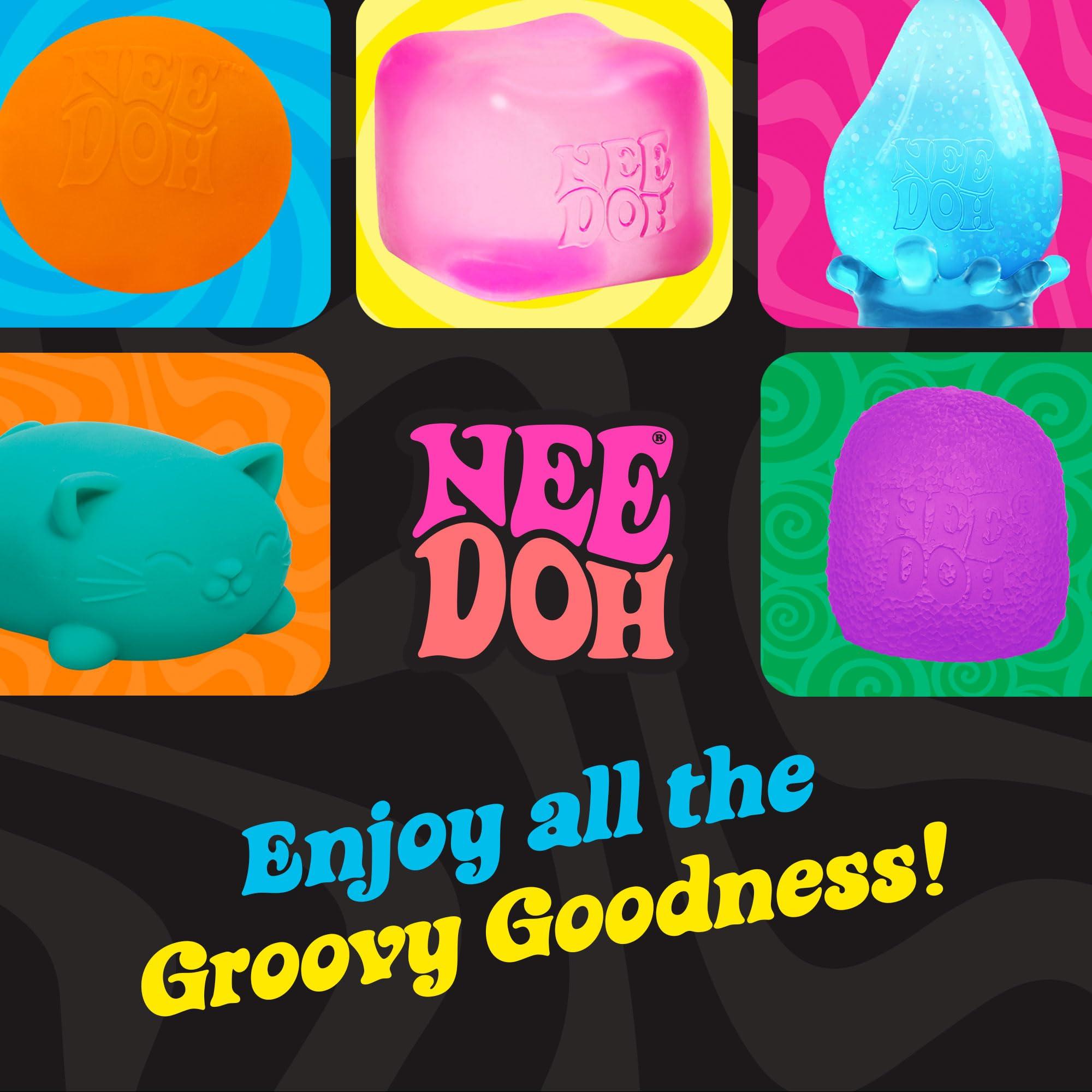 Schylling Brand Original Super Nee Doh Stress Ball Fidget Toy - Huge 4.5" in Diameter - Jumbo Squishy Squeezy Fun - Colors Assorted - Ages 3+ - Image 6
