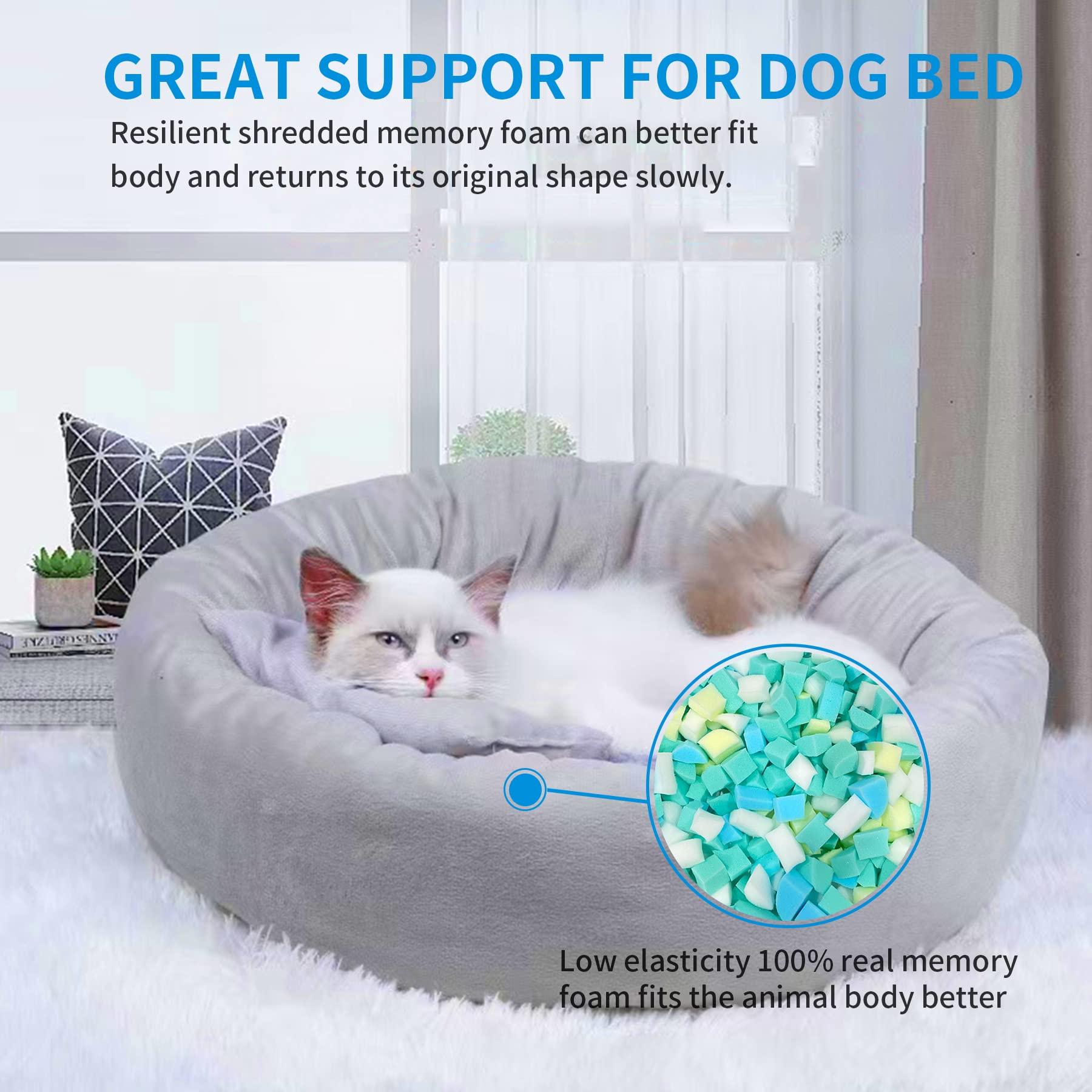 Welacer Shredded Memory Foam Filling 10lbs for Bean Bag Filler, Pillow Chair Cushion Arts Crafts Refill, Without Added Gel Particles, Premium Soft and Great for Stuffing, Multi Color and Shape - Image 8