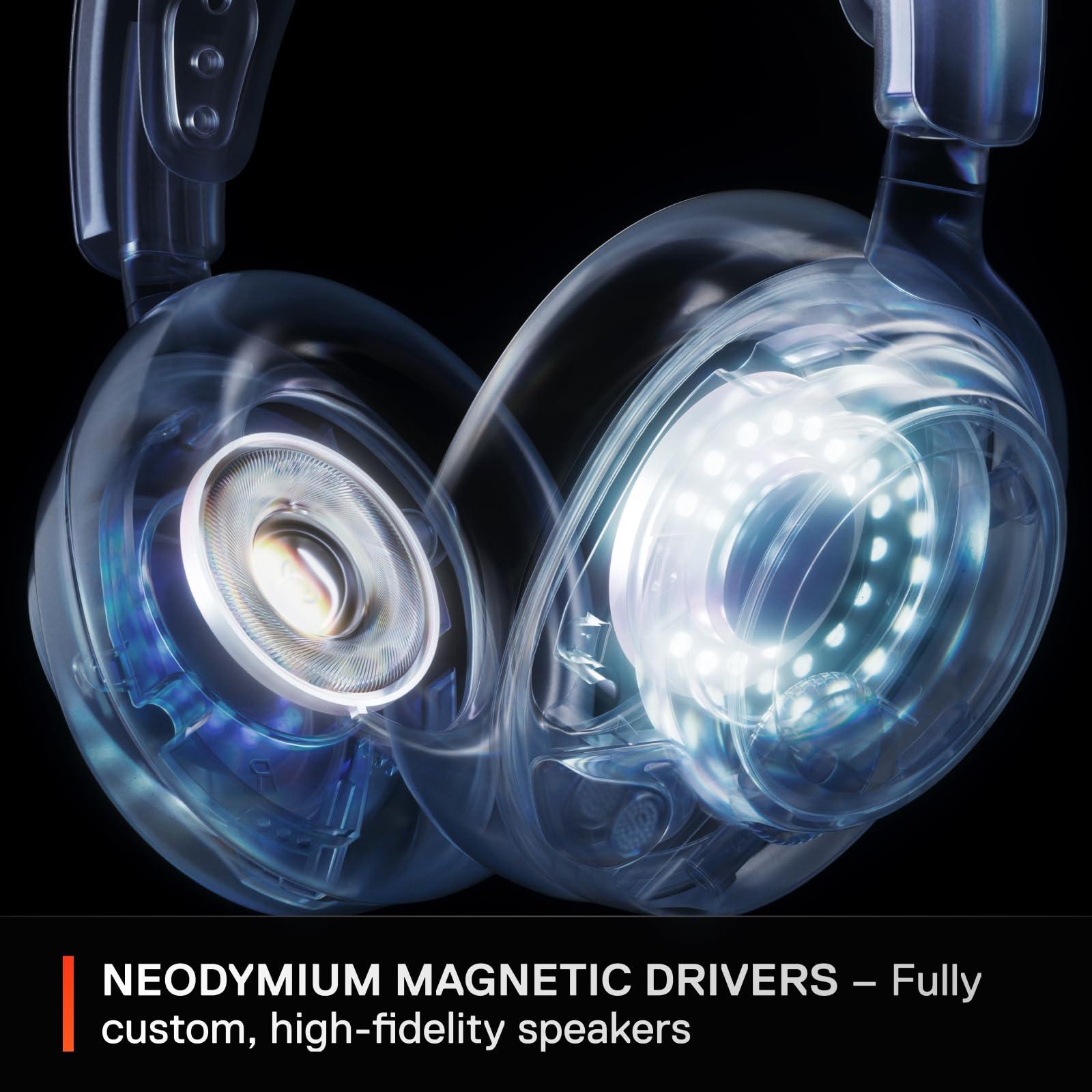 SteelSeries Arctis Nova 7X Wireless Multi-Platform Gaming Headset — Neodymium Magnetic Drivers — 2.4GHz+Bluetooth — 38Hr USB-C Battery — AI Mic — Xbox Series X|S, PC, PS5, Switch, VR, Mobile - Black - Image 5