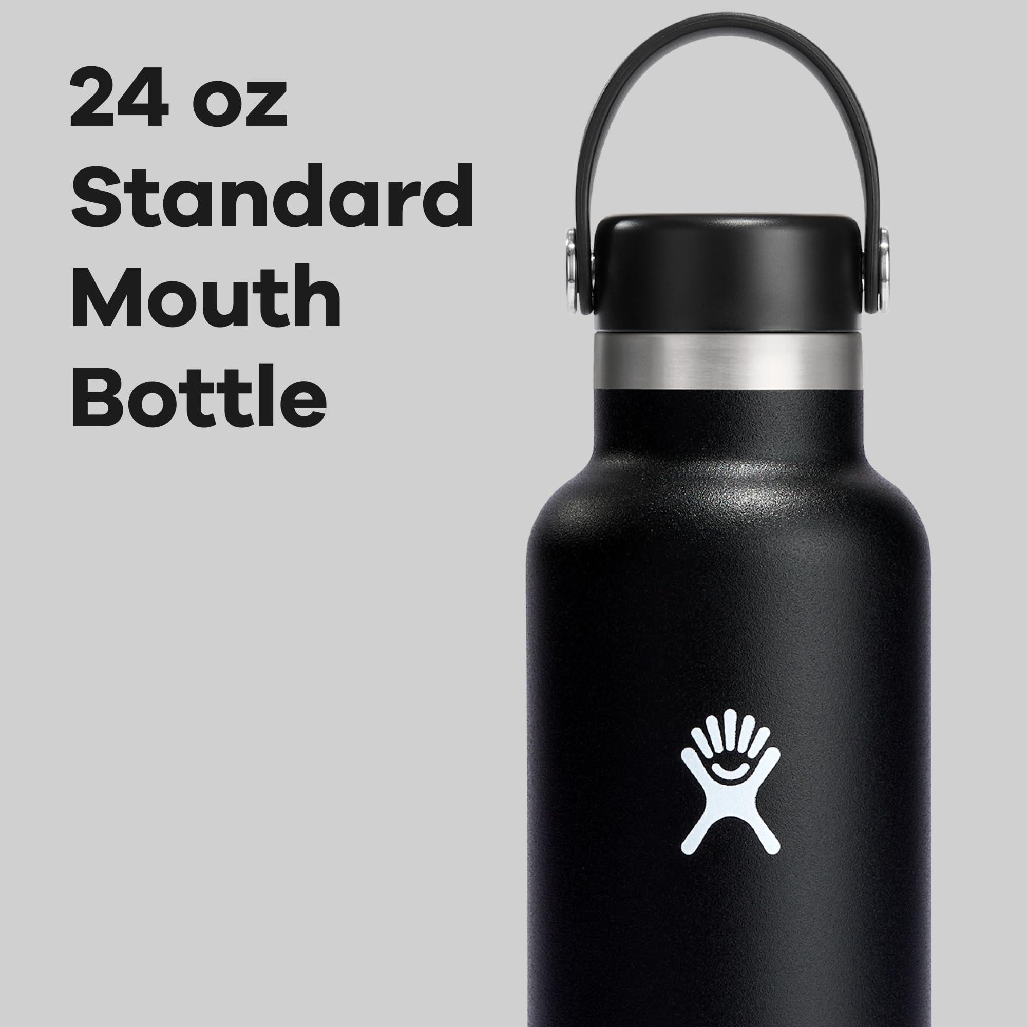 Hydro Flask Stainless Steel Standard Mouth Water Bottle with Flex Cap and Double-Wall Vacuum Insulation - Image 2