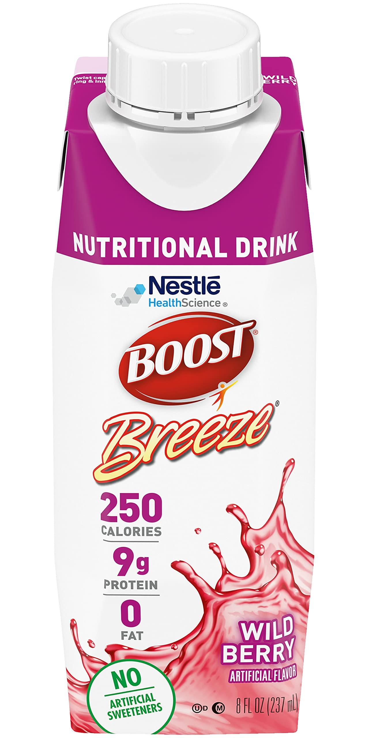 Boost Breeze Nutritional Drink Wildberry, 8 Fl Oz (Pack of 12) - Image 4