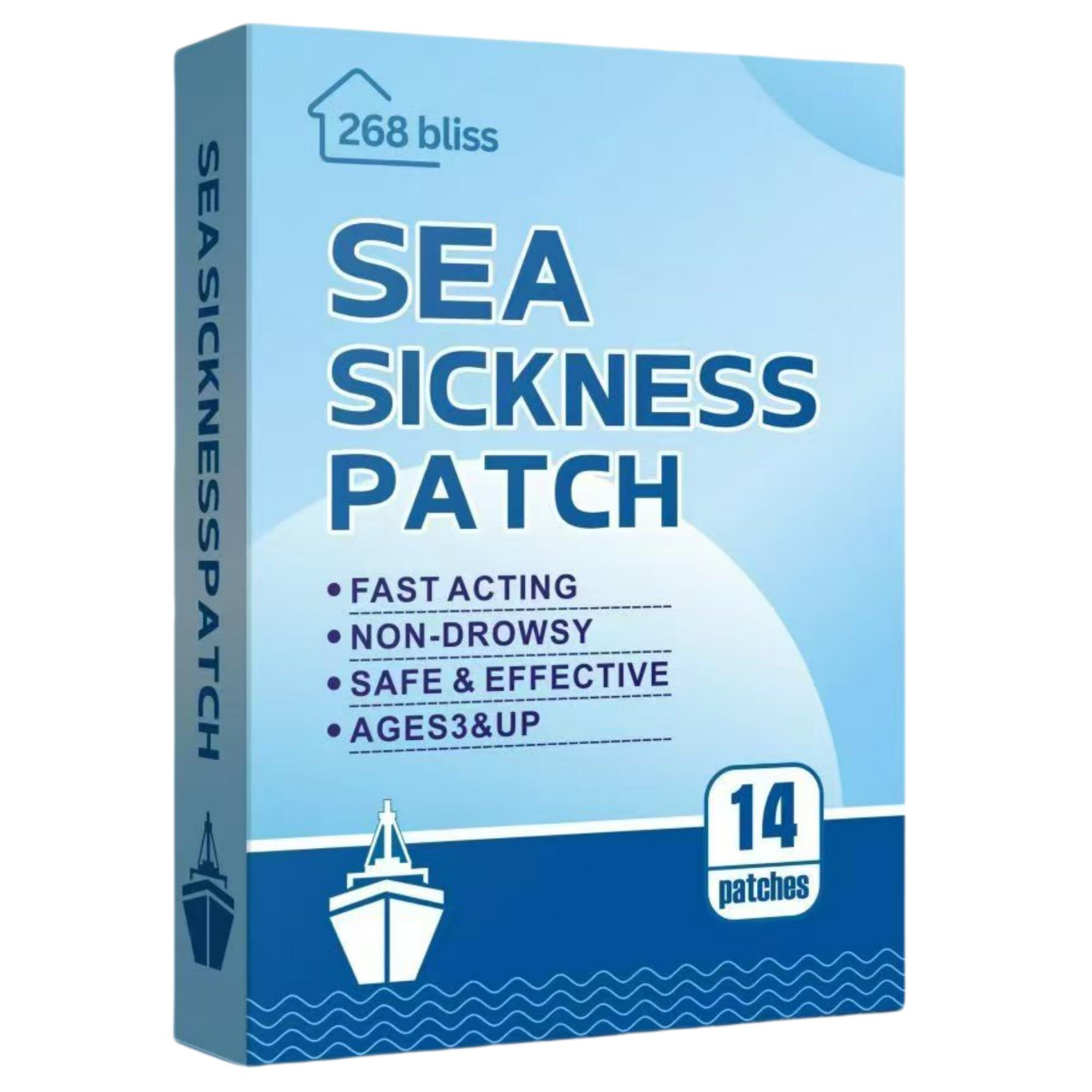 Tiavika Sea Sickness Patches for Cruise - Cruise Must Haves - Cruise Ship Essentials for Carnival, Princess, Norwegian, Holland America, MSC & Major Cruise Lines-Travel Essentials for Adults and Kids