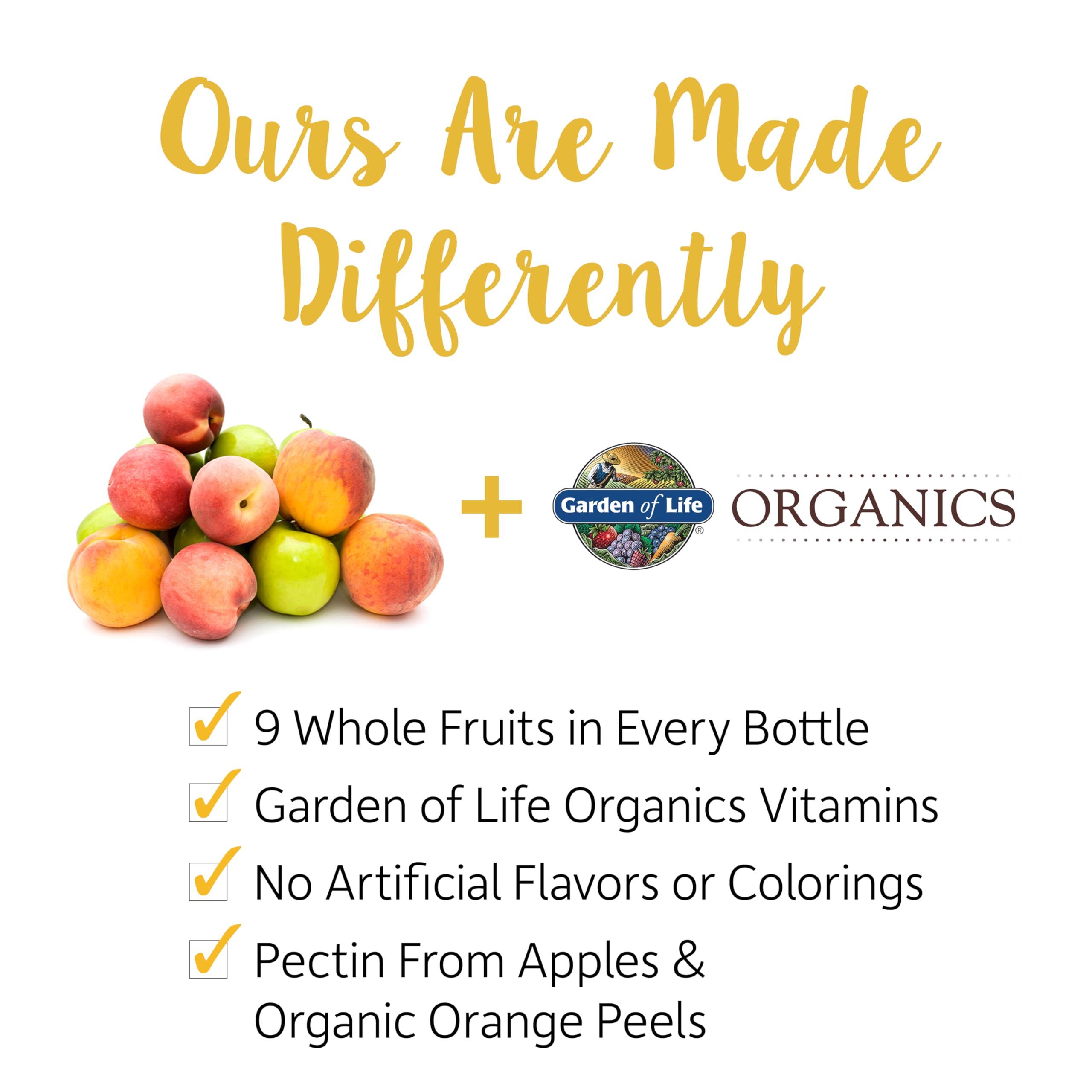 Garden of Life Organics Women's Gummy Vitamins - Berry - Certified Organic, Non-GMO, Vegan, Kosher Complete Multi - Methyl B12, C & D3 - Gluten, Soy & Dairy Free, 120 Real Fruit Gummies - Image 2