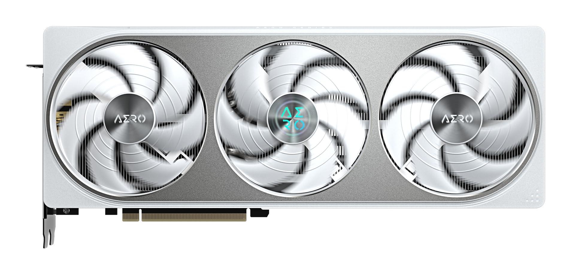 Gigabyte GeForce RTX 5070 AERO OC 12G Graphics Card - 12GB GDDR7, 192bit, PCI-E 5.0, 2625 MHz Core Clock, 3 x DP 2.1a, 1 x HDMI 2.1b, NVIDIA DLSS 4, GV-N5070AERO OC-12GD - Image 5