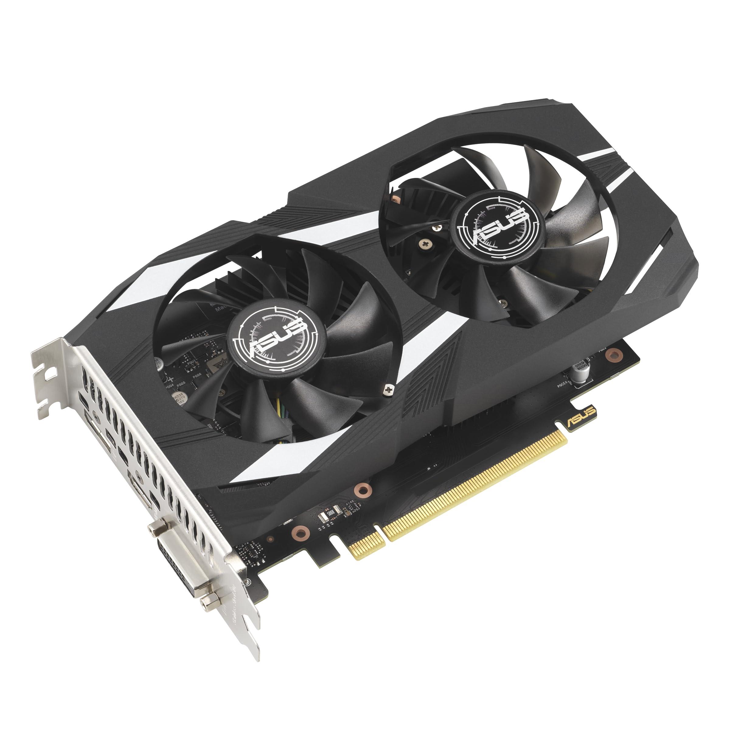ASUS Dual NVIDIA GeForce RTX 3050 6GB OC Edition Gaming Graphics Card - PCIe 4.0, 6GB GDDR6 Memory, HDMI 2.1, DisplayPort 1.4a, 2-Slot Design, Axial-tech Fan Design, 0dB Technology, Steel Bracket - Image 9