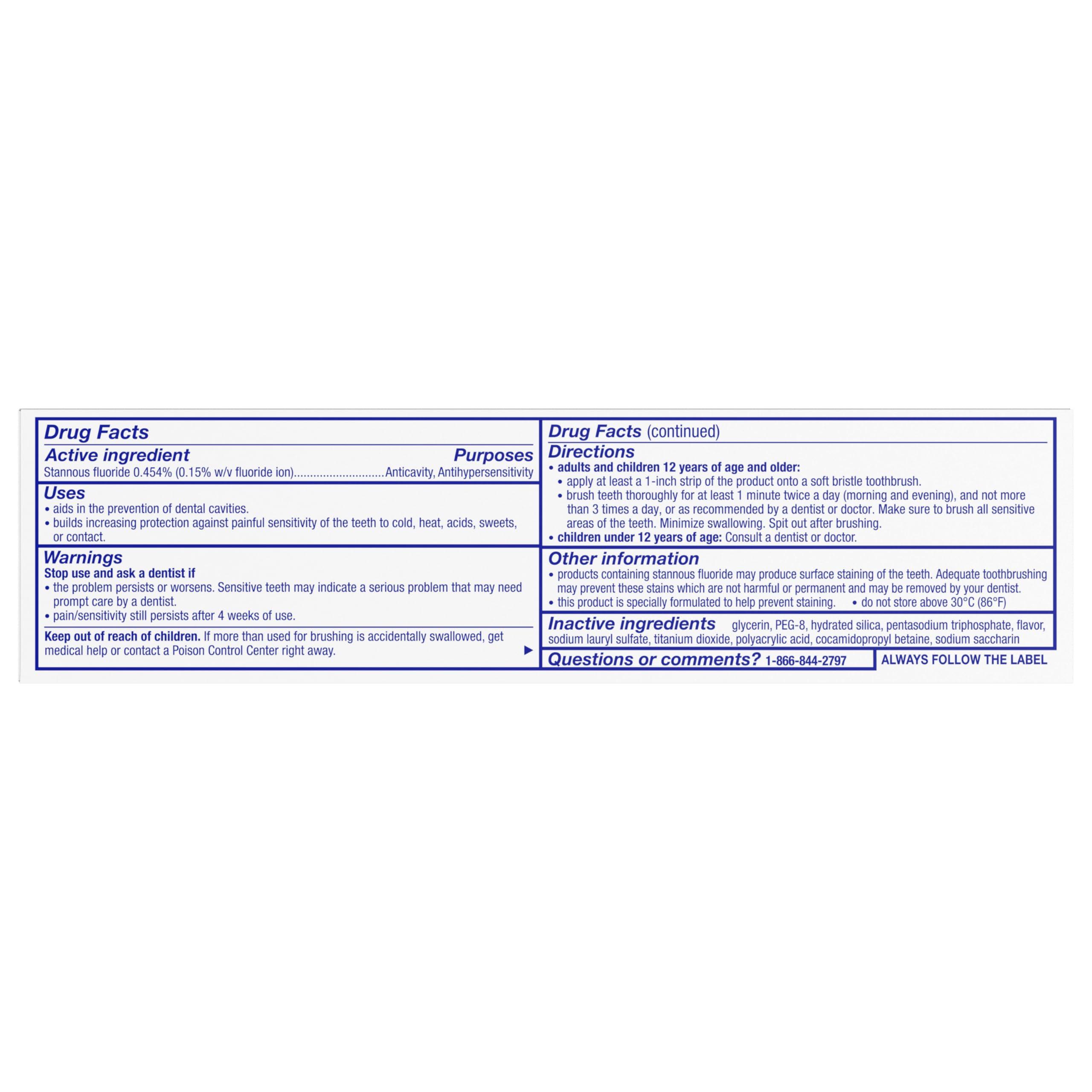 Sensodyne Rapid Relief Sensitive Toothpaste, Cavity Prevention and Sensitive Teeth Treatment - 3.4 Ounces - Image 7