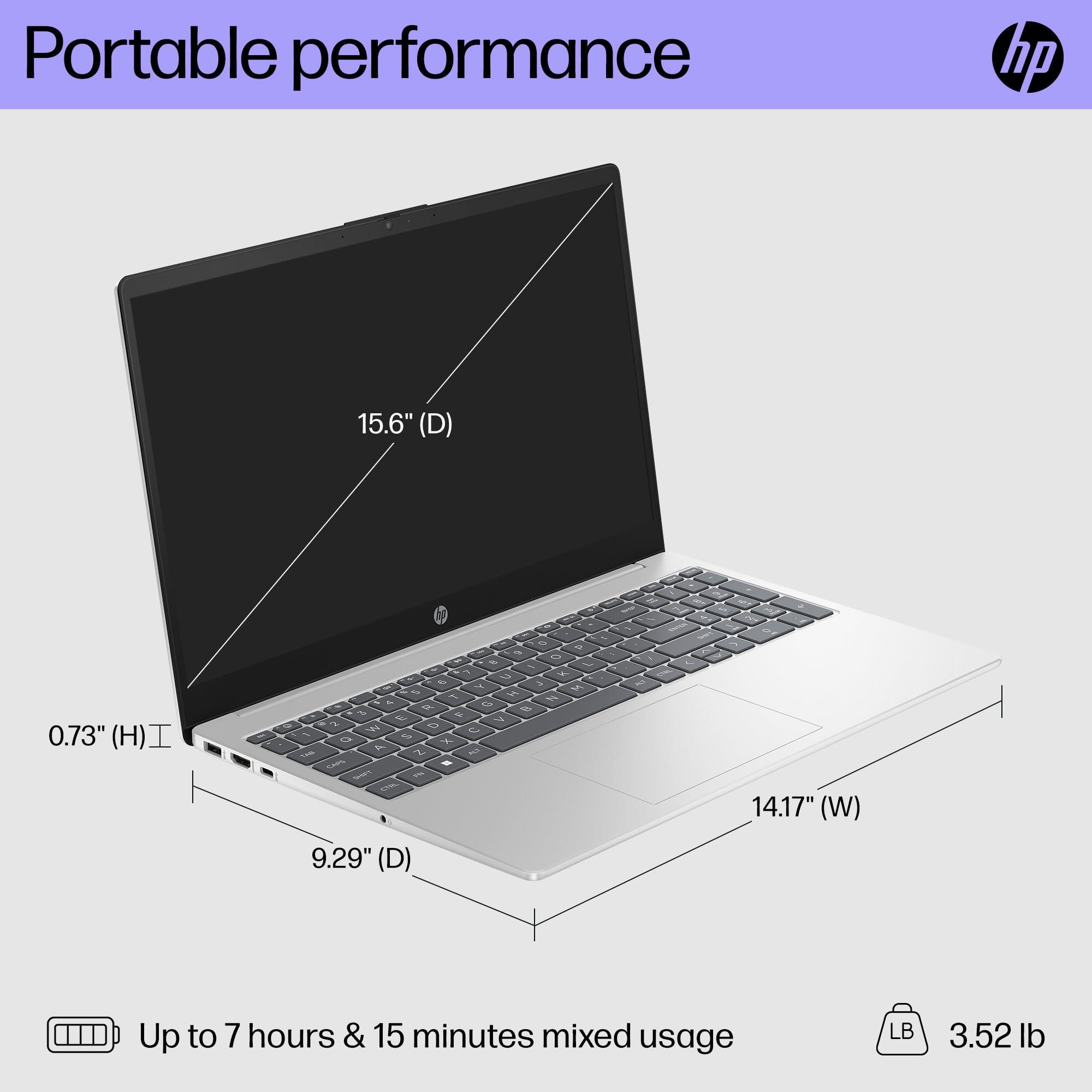 HP 15 inch Laptop, HD Display, 13th Generation Intel Core i5-1334U, 8 GB RAM, 512 GB SSD, Intel Iris Xe Graphics, Windows 11 Home, 15-fd0012nr (2024) - Image 5