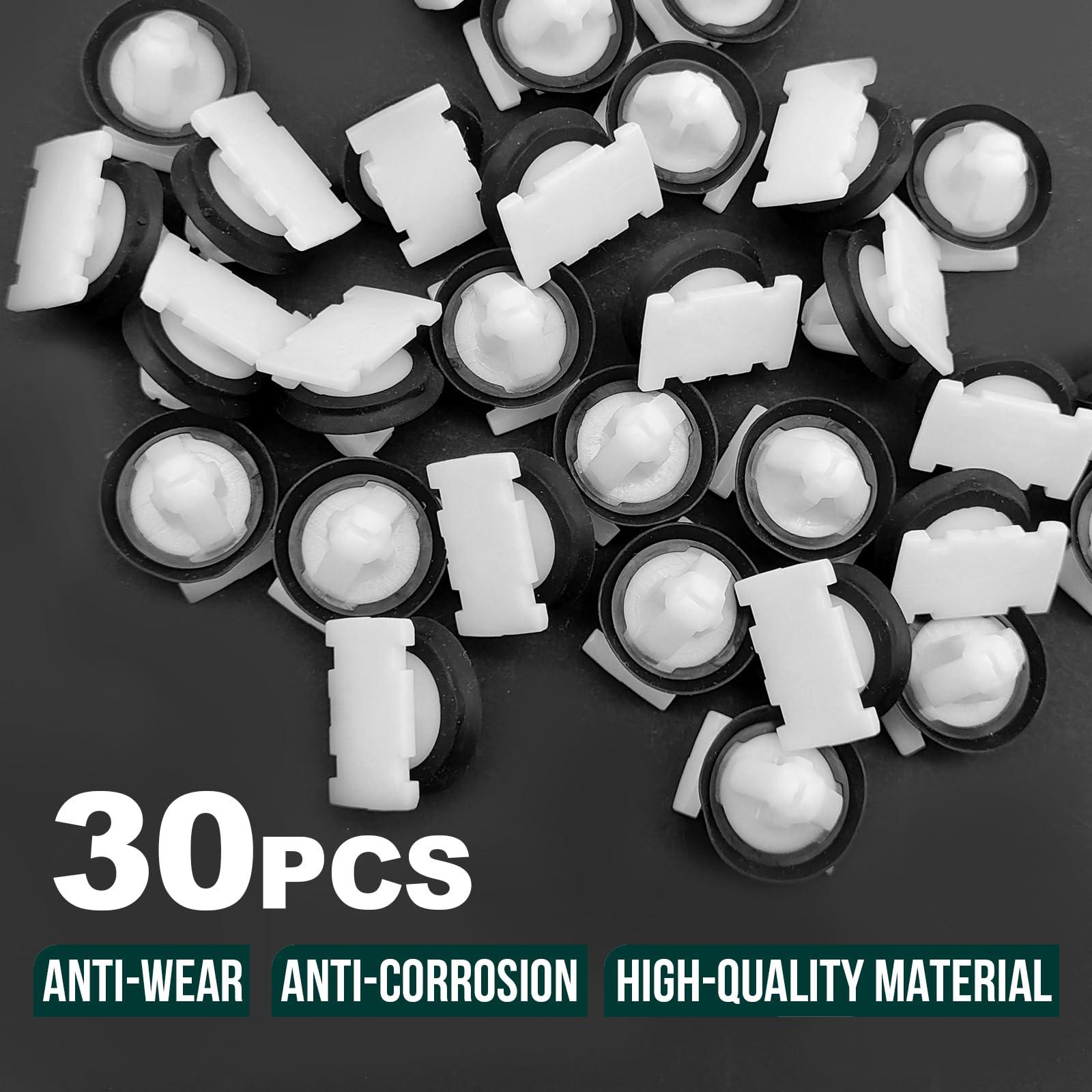 30 PCS Rocker Panel Moulding Clip, Panel Retainer Clip Replacement for GM Chevrolet Equinox Cruze Buick GMC Impala Sonic Acadia Terrain Enclave Cadillac CT6 XT5 XTS - Image 7