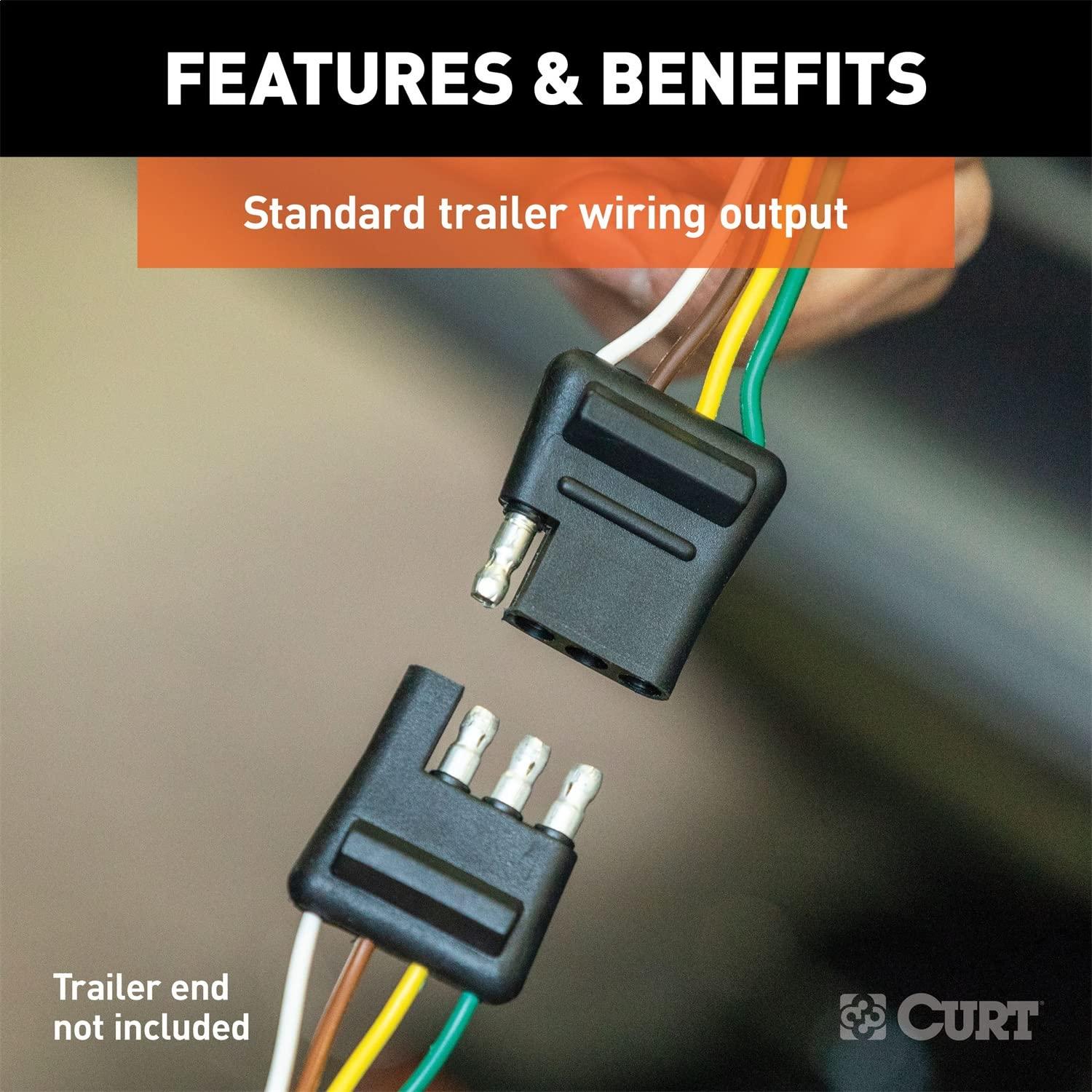 CURT 55384 Replacement Vehicle-Side Custom USCAR 4-Pin Trailer Wiring Harness - Image 5