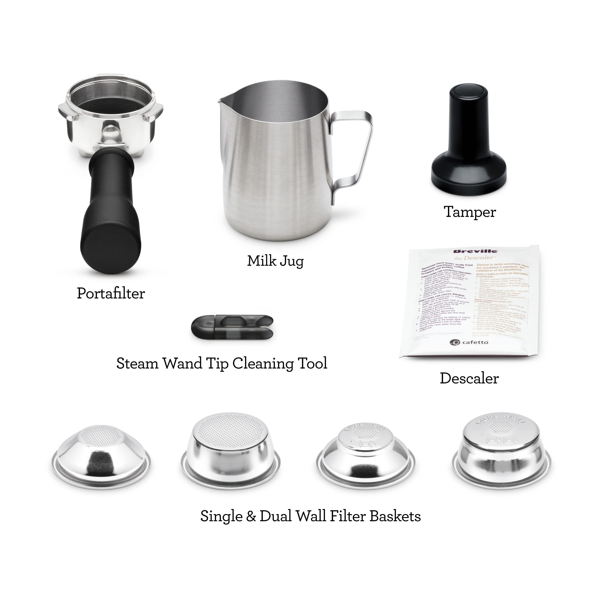 Breville Bambino Espresso Machine BES450BSS, Brushed Stainless Steel - Image 7