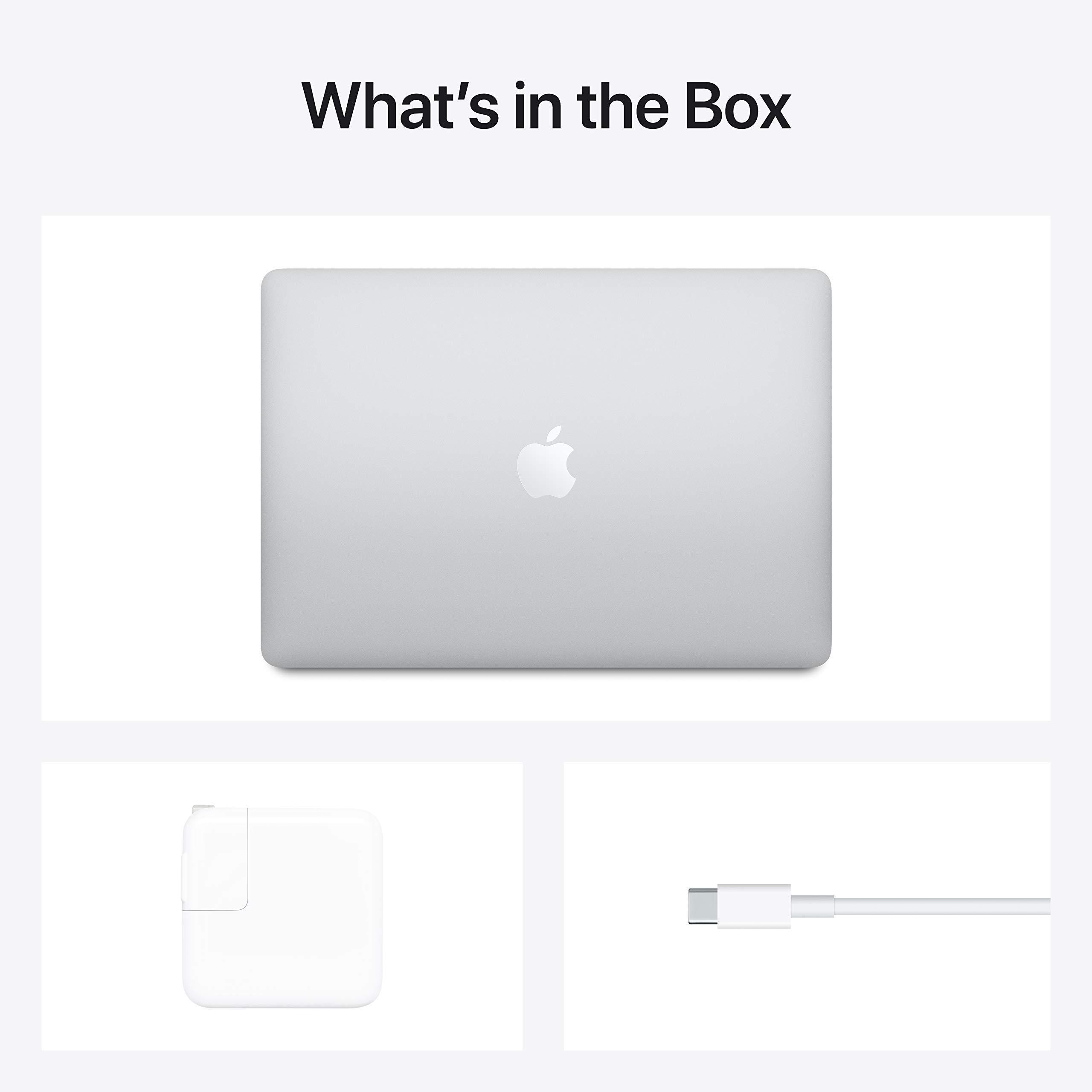 Late 2020 Apple MacBook Air M1 Chip (13 inch, 8GB RAM, 256GB SSD) Silver (Renewed Premium) - Image 6