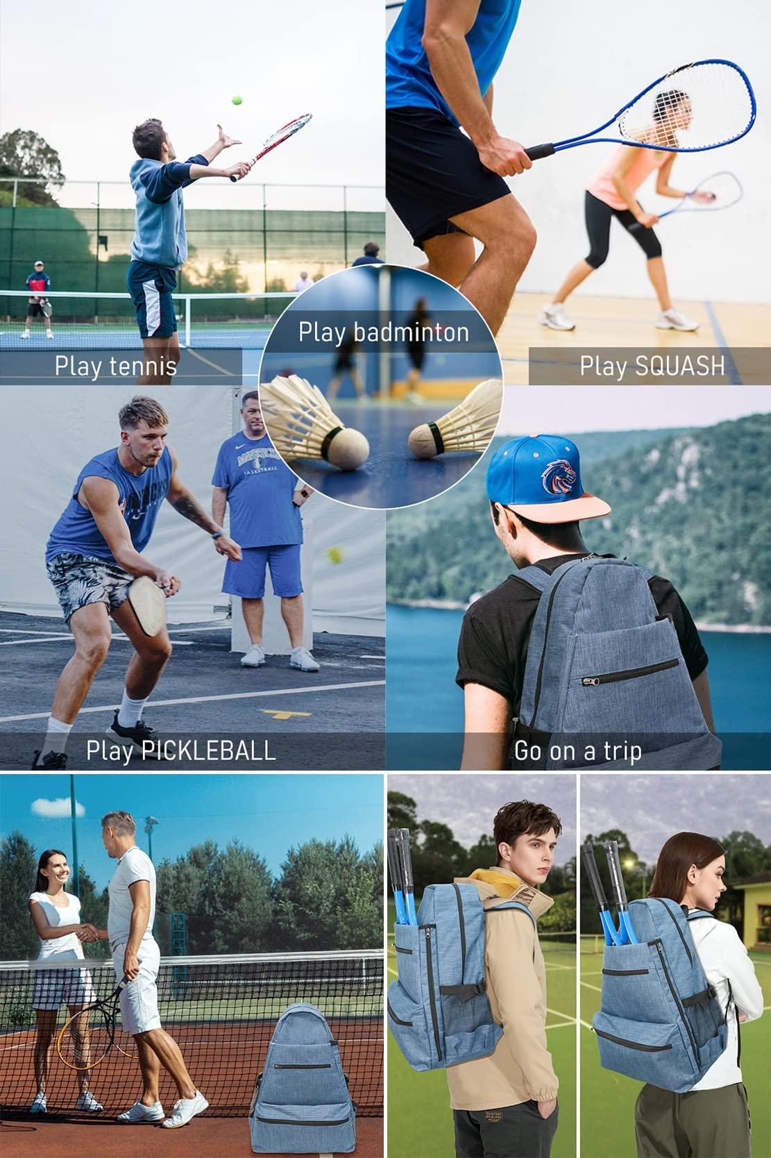 Layway Tennis Backpack for Men Women,Tennis Rackets Bag to Carry Racquets of Racquetball, Squash,Badminton,Pickleball and Other Travel Sport Accessories - Image 6