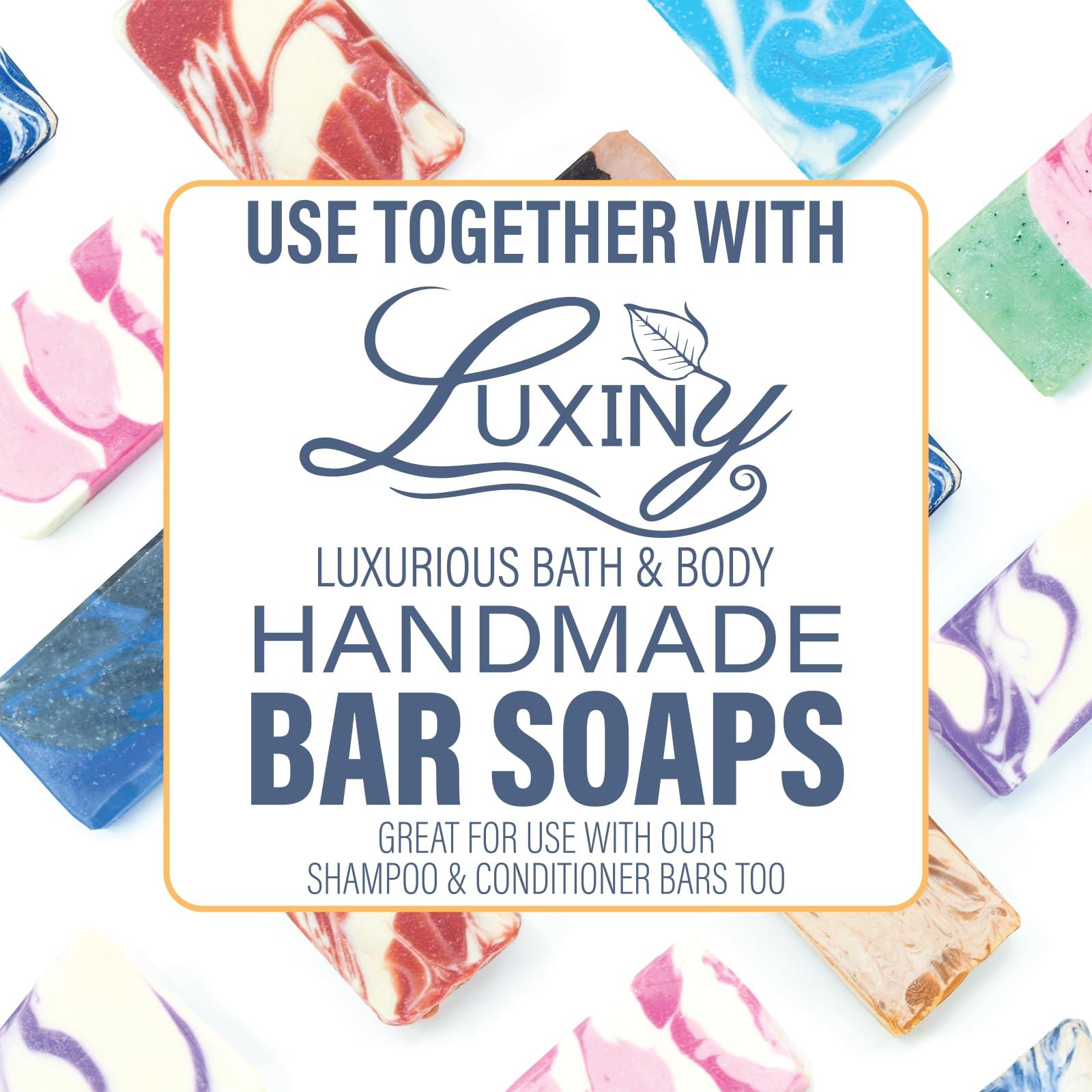 Soap Savers for Bar Soap, American Made by Luxiny, Lifts Soap in Soap Dishes & Shower Soap Holders -Handmade Soap Lasts Longer -Made from Plant Based Materials (Sand - 2 Pack) - Image 3