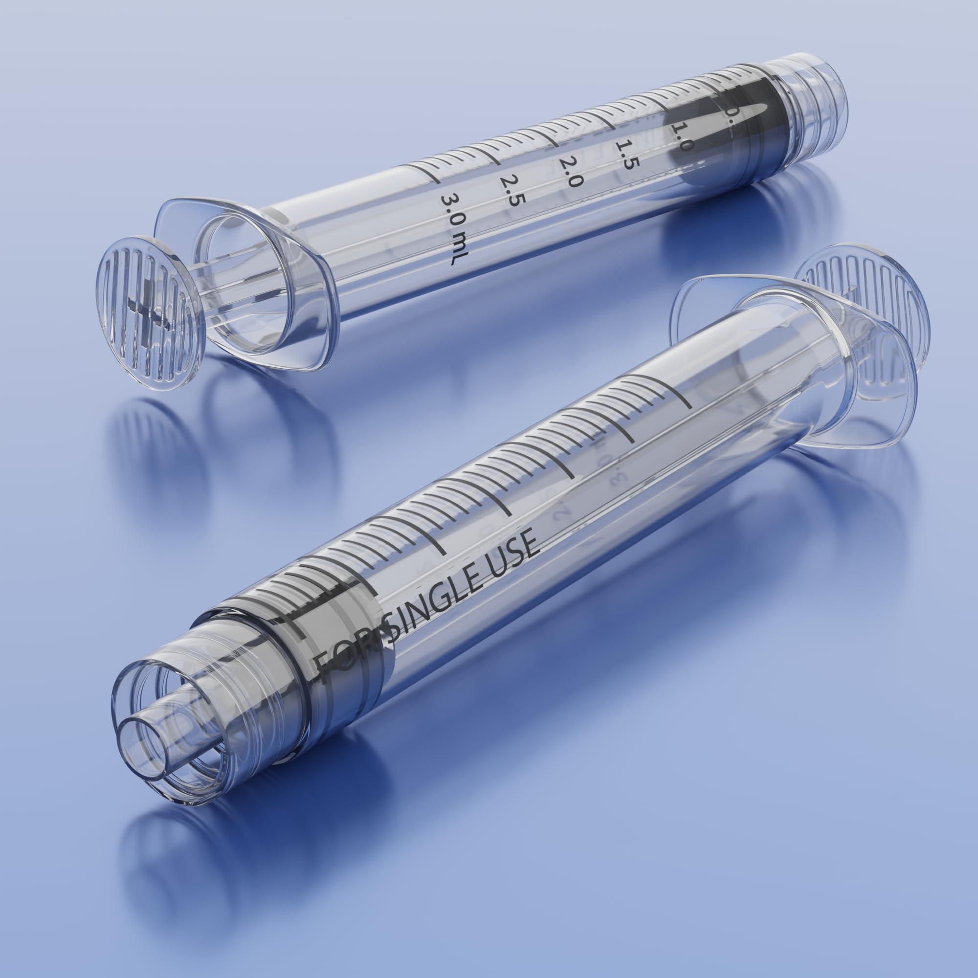 3mL Luer Lock Syringe, Sterile, Individually Wrapped, No Needle (Box of 100) - Image 3