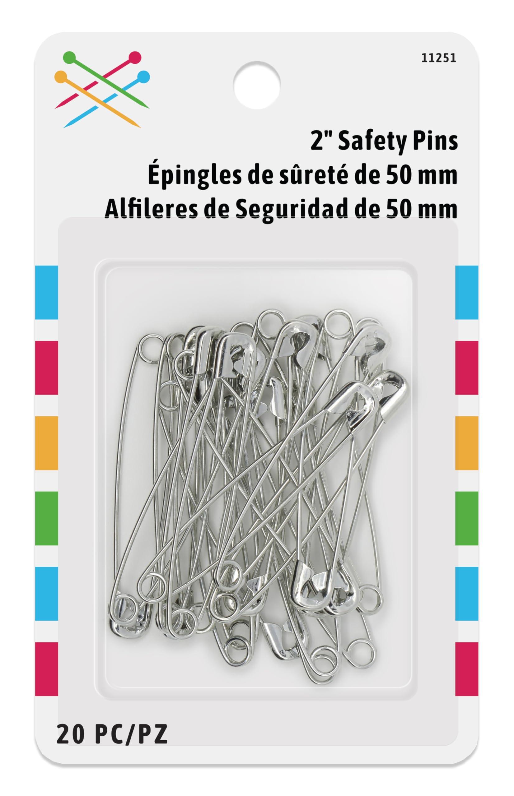 Prym Large 20 PC Safety Pins, L, Zinc Count