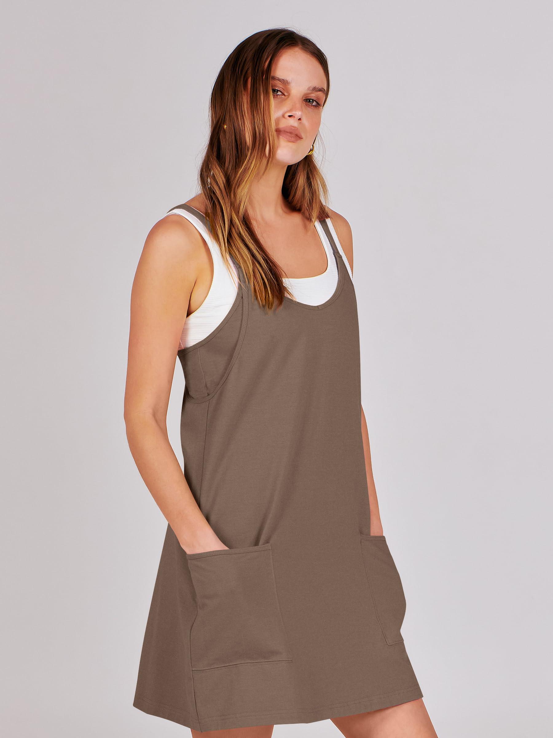 ANRABESS Women Athletic Dress Summer Tennis Workout Active Sports Mini Romper Dress Built in Shorts Travel Vacation Clothes - Image 8
