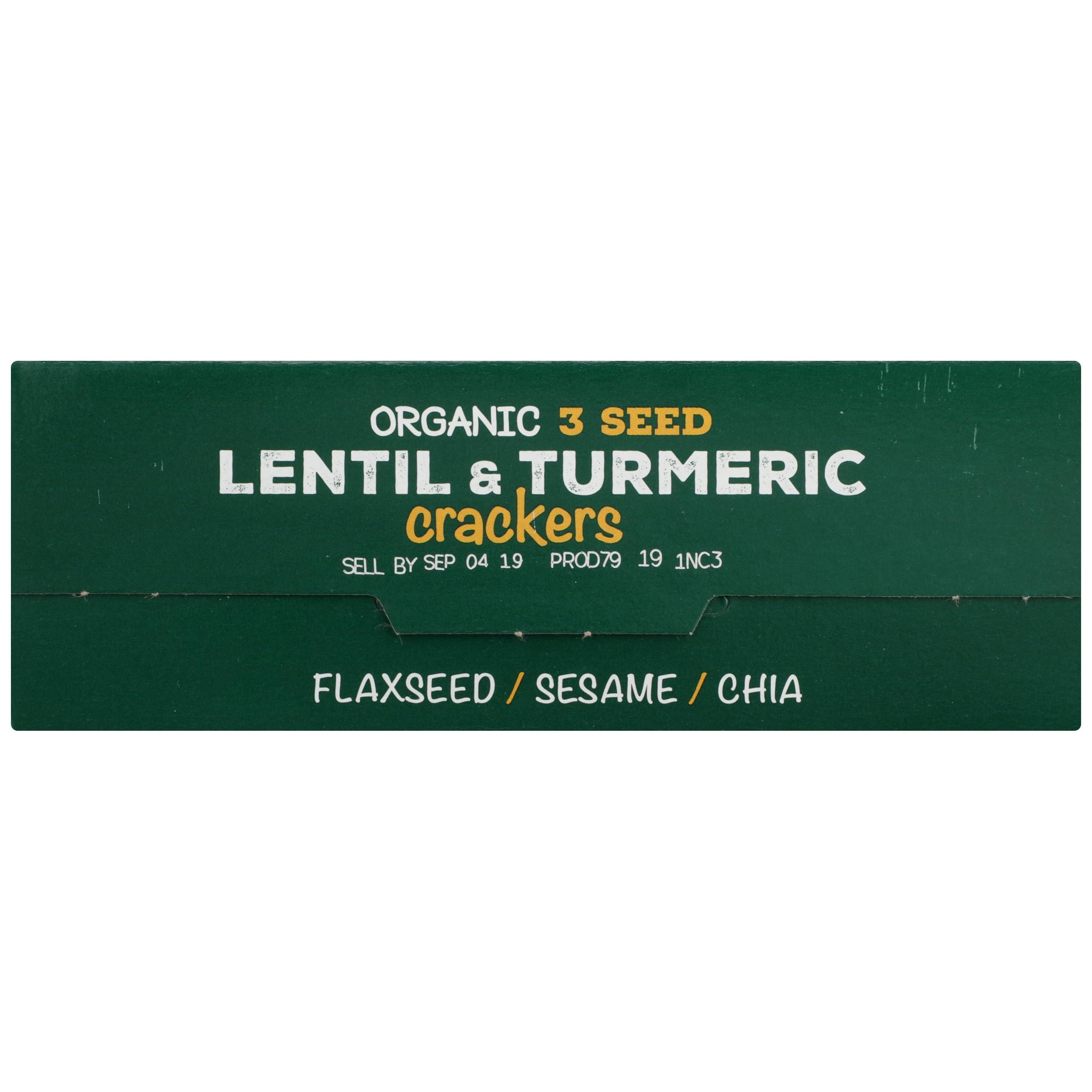 RW GARCIA Organic Lentil Turmeric Crackers, 5.5 OZ - Image 5