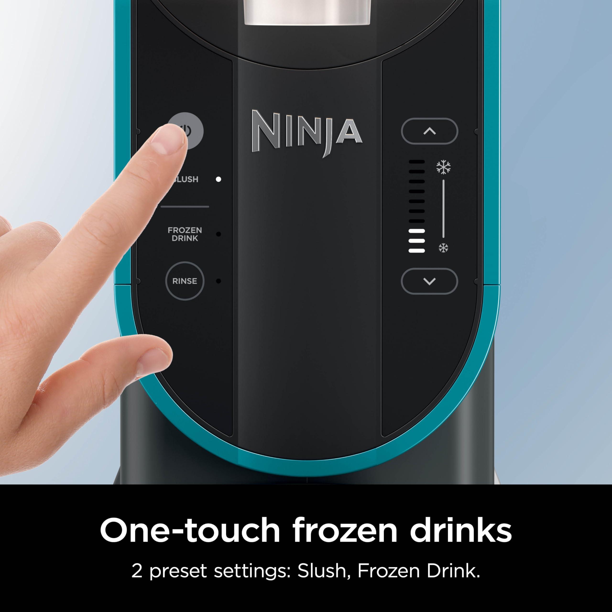 Ninja SLUSHi Professional Frozen Drink Maker with RapidChill Technology, 88 oz. Frozen Drink & Slushie Machine, 2 Preset Programs, Frozen Margaritas, and More, Premium Accents, Teal, FS299 - Image 6