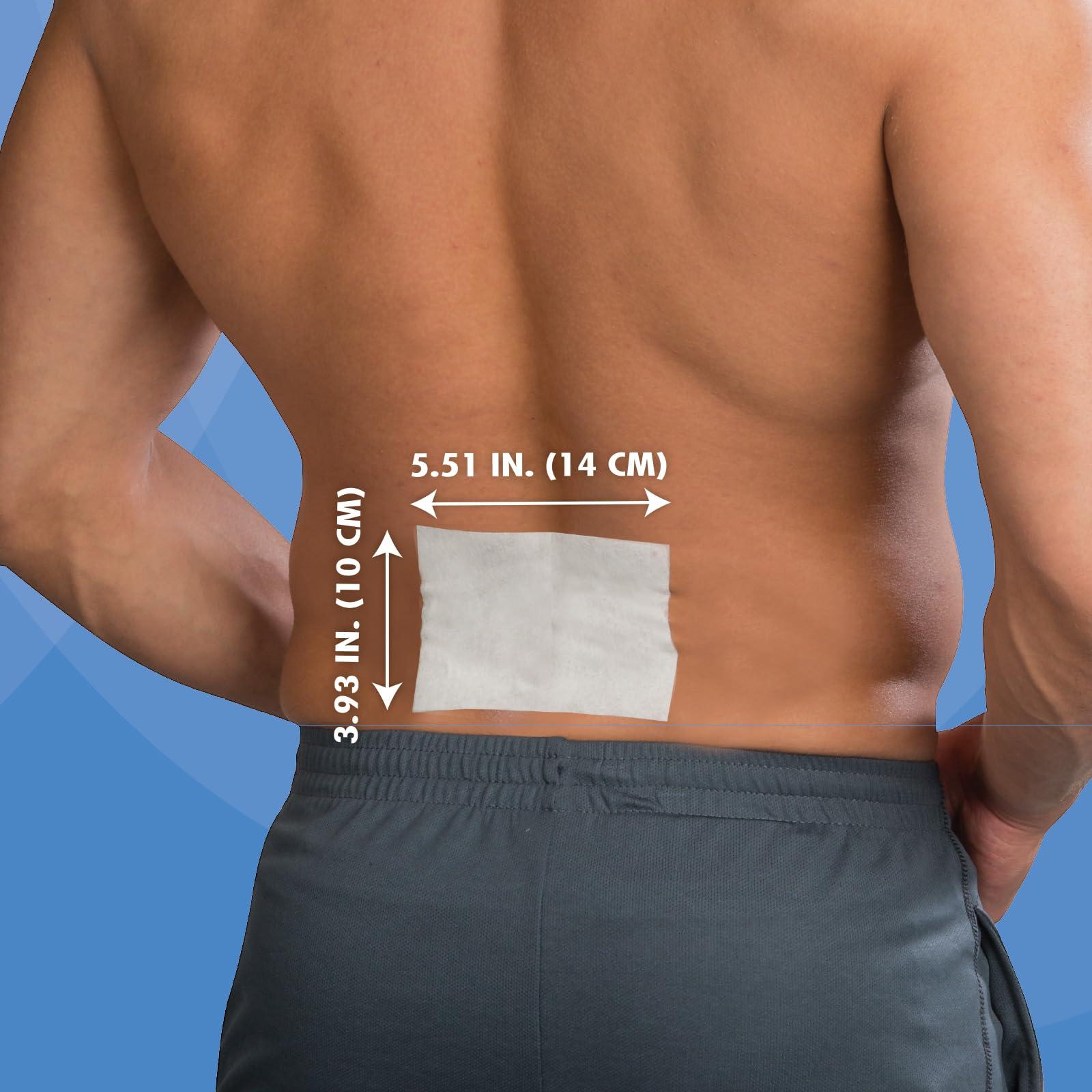 HealthWise 4% Lidocaine Pain Relief Patch | Maximum OTC Strength | 25-Count | 3.93” x 5.51” | Soothes Minor Aches and Pains | Odor Free | Topical Anesthetic | Easy to Apply Flexible Adhesive - Image 5