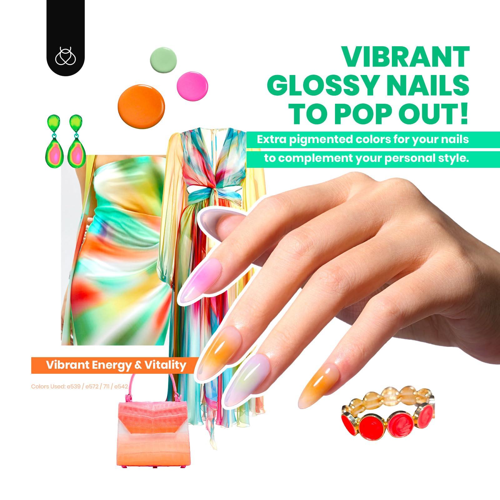 beetles Gel Polish 44pcs Gel Nail Polish Set 36 Colors Nude White Hot Pink Red Blue Black Brown with Base Coat Glossy Matte Glitter Top Coat Gifts for Women Colorful Muse - Image 4