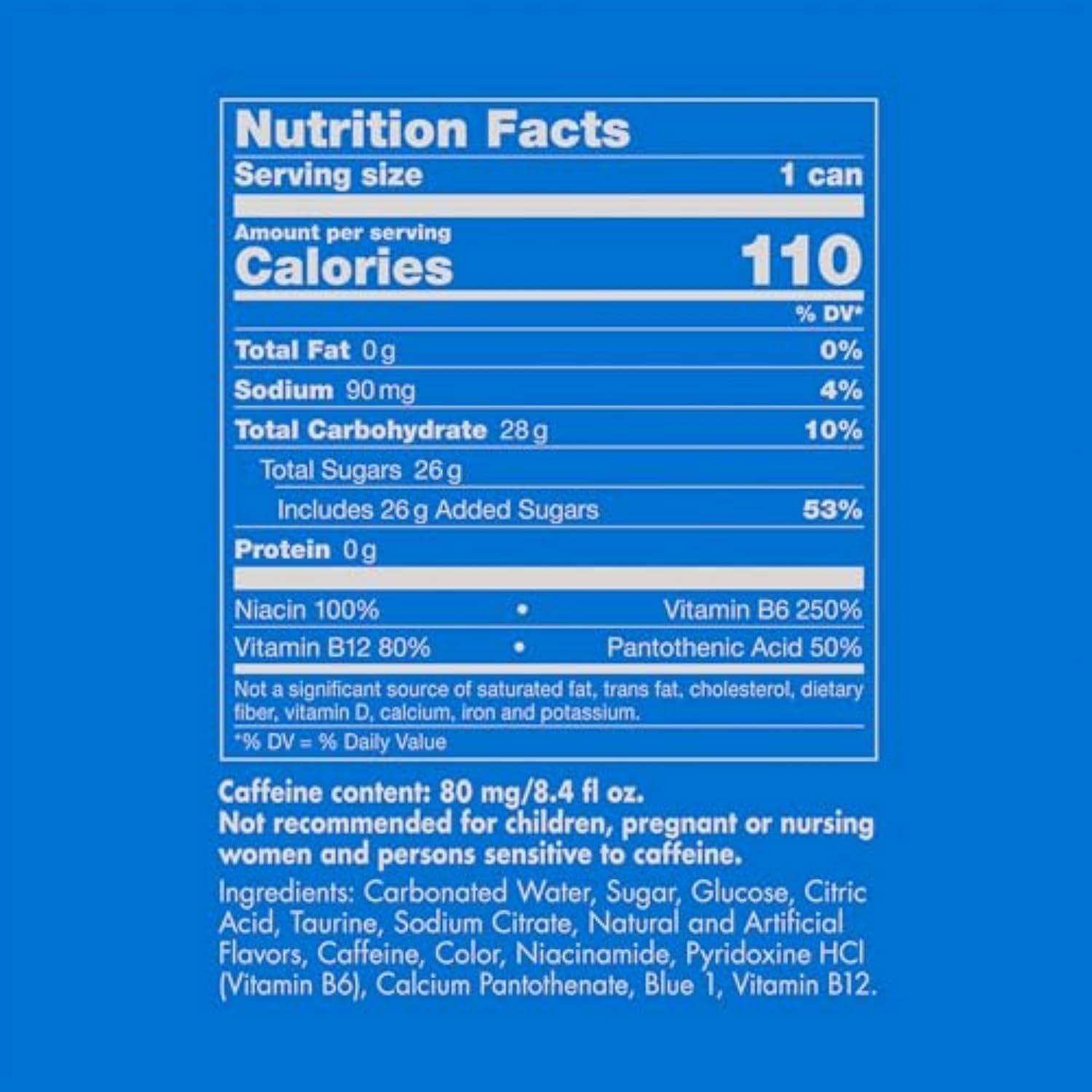 Red Bull Sea Blue Edition Energy Drink, Juneberry, with 80mg Caffeine plus Taurine & B Vitamins, 8.4 Fl Oz, Pack of 24 Cans - Image 2