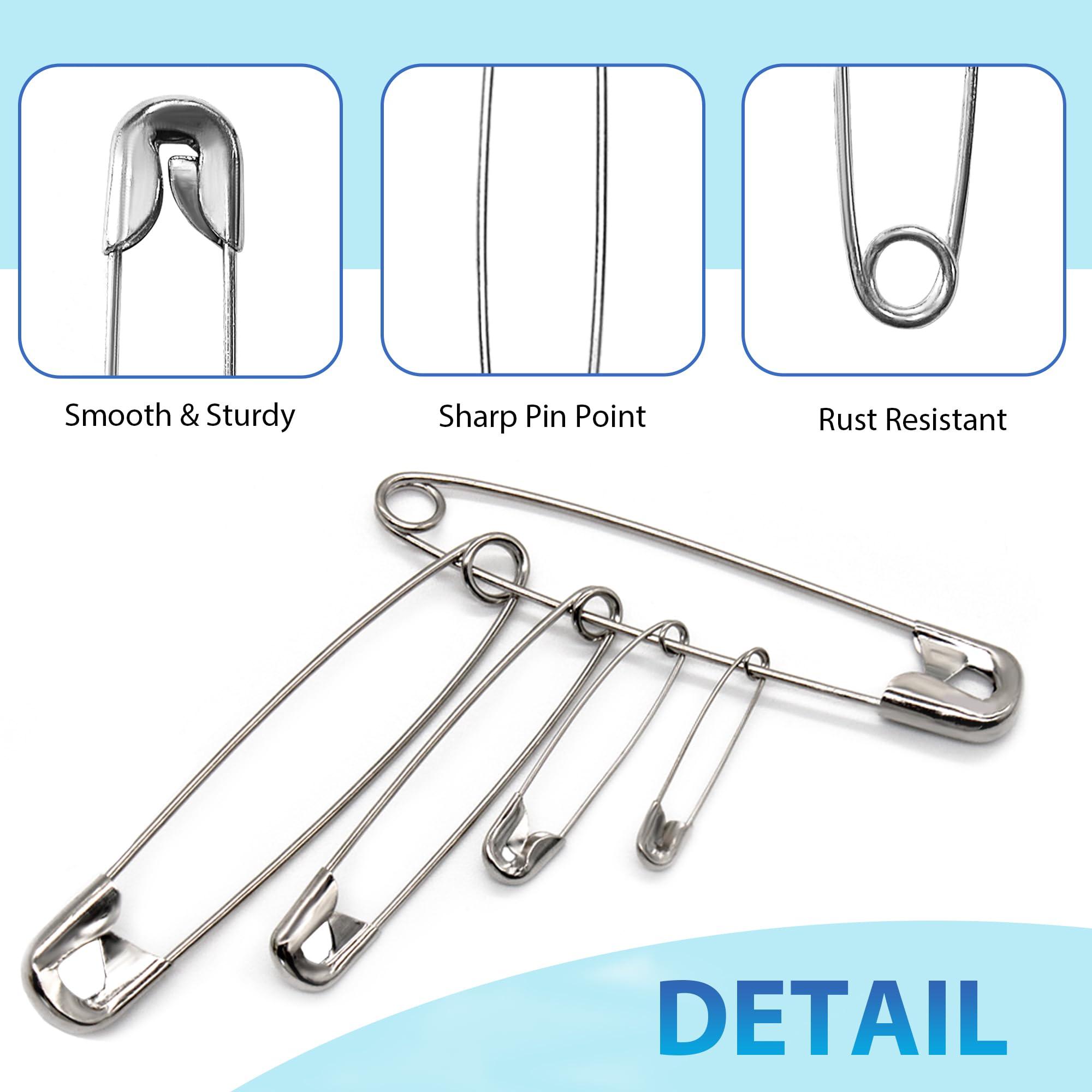 Oiojuct Large Safety Pins - 3 Inch Heavy Duty Big Safety Pins, 100 PCS for Sewing, Crafts, and Clothing - Image 4