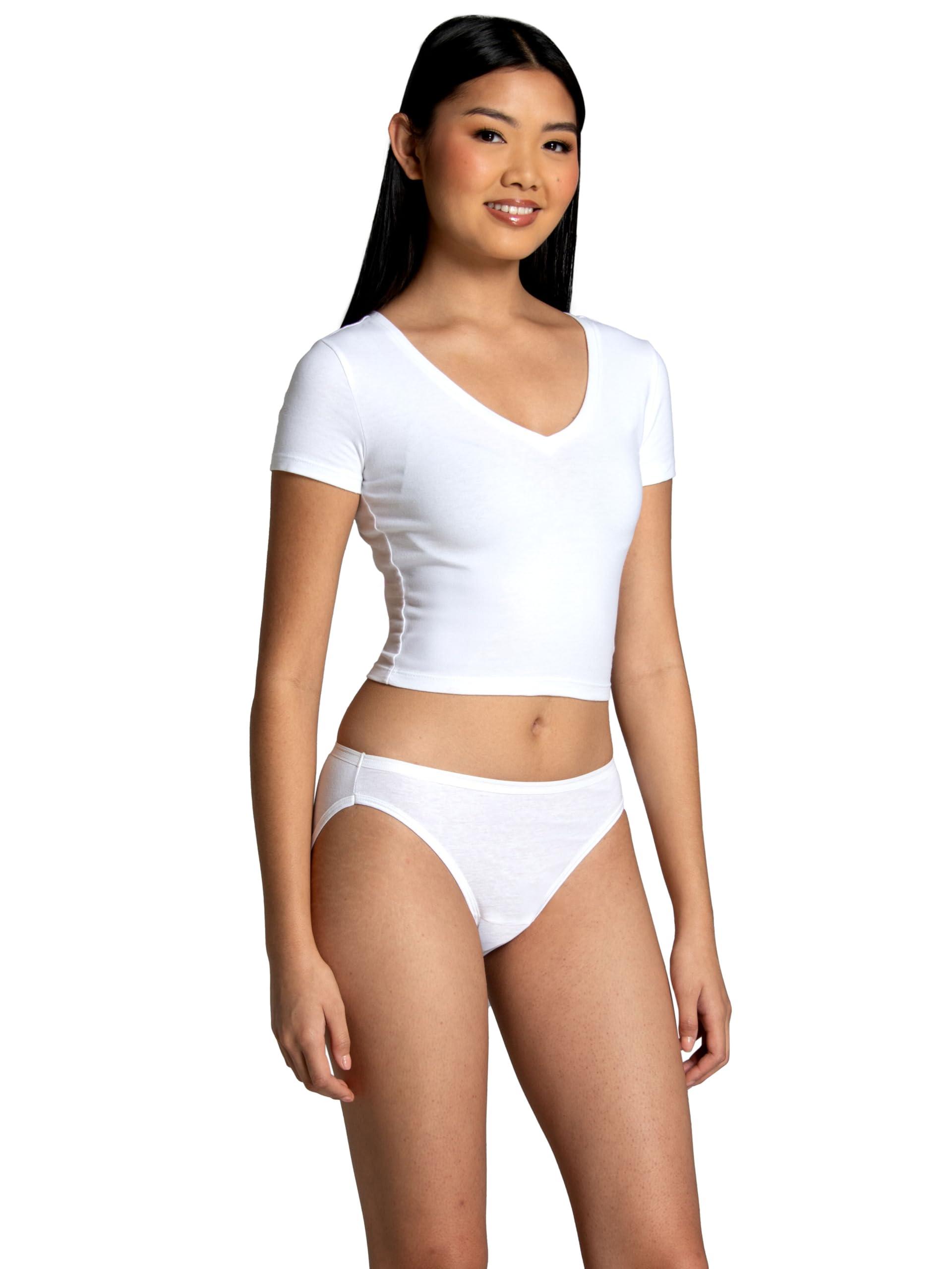 Fruit of the Loom Women's Eversoft Cotton Bikini Underwear, Tag Free & Breathable, Cotton-10 Pack-Assorted Neutrals, 5 - Image 5