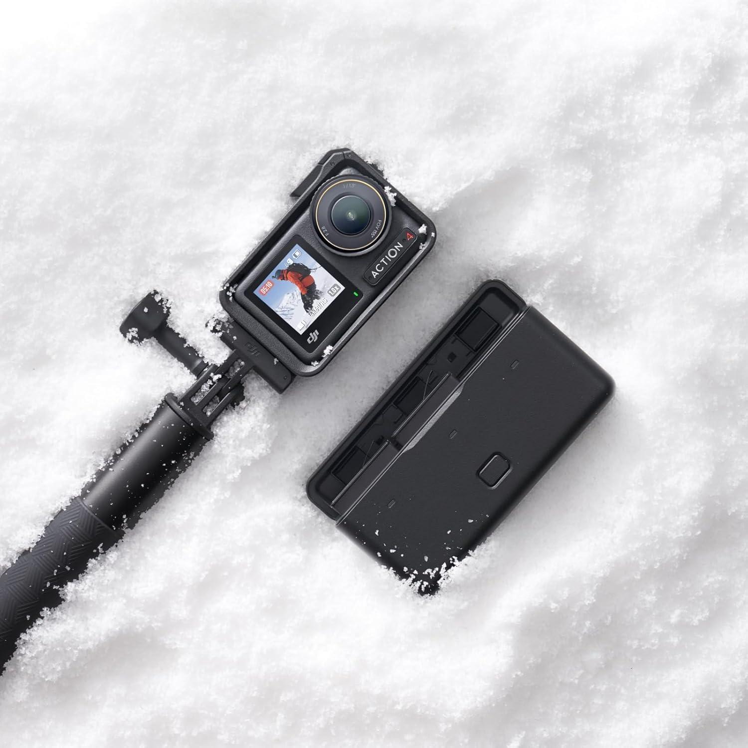 DJI Osmo Action 4 Adventure Combo, 4K/120fps Waterproof Action Camera with a 1/1.3-Inch Sensor, 10-bit & D-Log M Color Performance, Up to 7.5 h with 3 Batteries, Outdoor Camera for Travel, Biking - Image 9