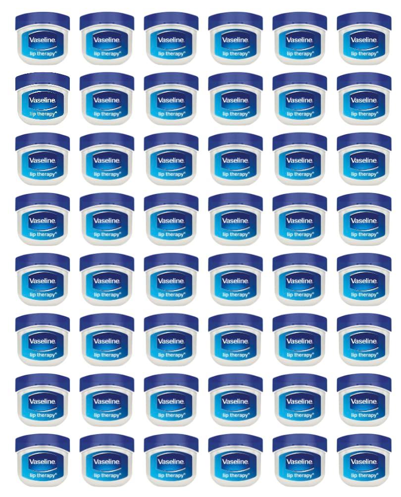 Vaseline Original Pure Skin Jelly, .25 Ounces, Counter Display (48 Pieces)
