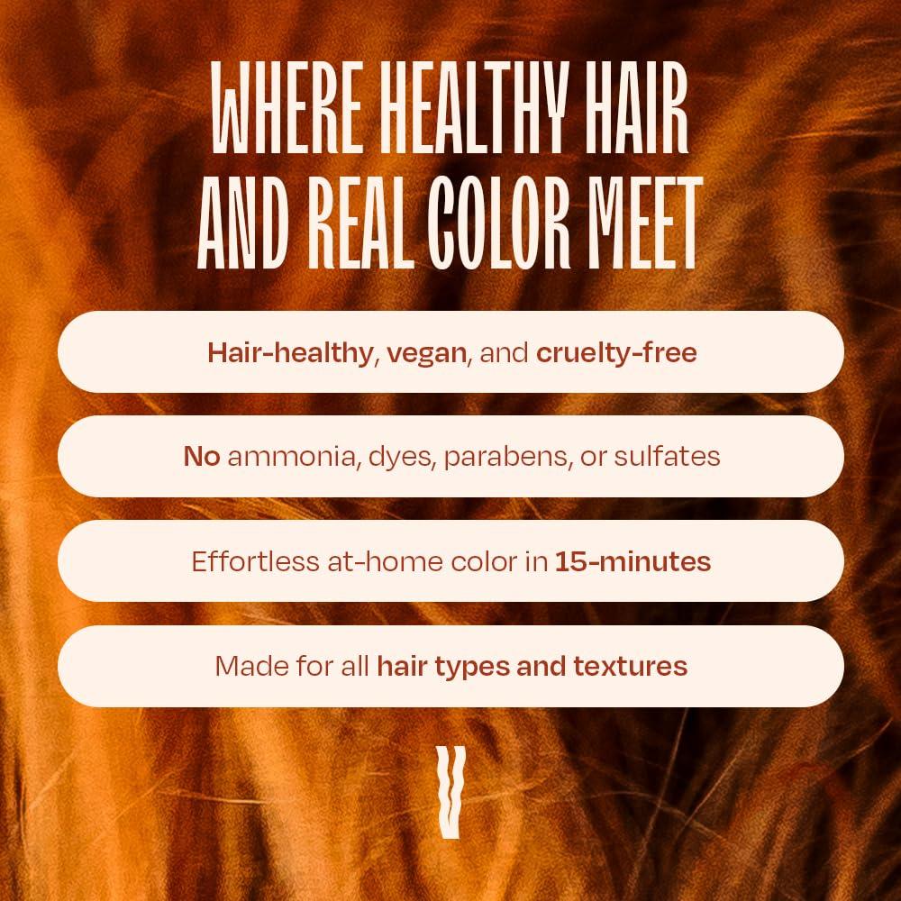 Overtone Daily Color Depositing Conditioner for Dyed & Natural Hair - 8oz Temporary Coloring with Shea Butter & Coconut Oil - Refresh Color & Prevent Fading - Vegan & Cruelty-Free, Ginger Glow - Image 7