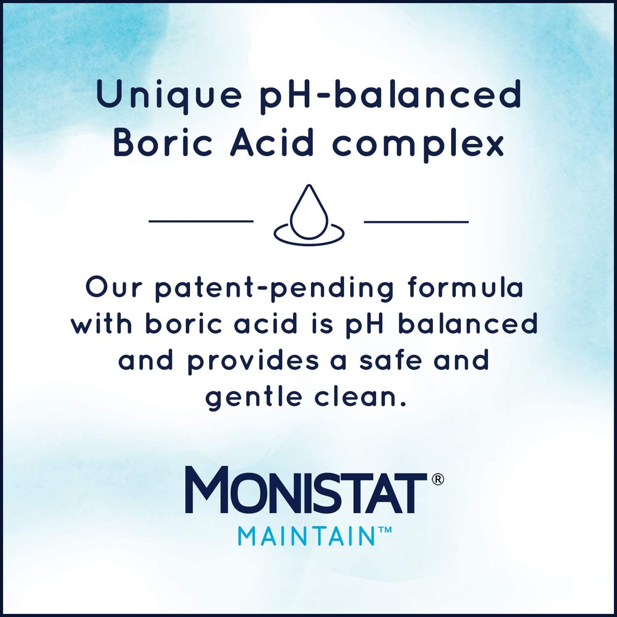 Monistat 7 Day Yeast Infection Treatment for Women, 7 Miconazole Cream Applications with Disposable Applicators + 10 fl oz Boric Acid Feminine Cleanser - Image 7