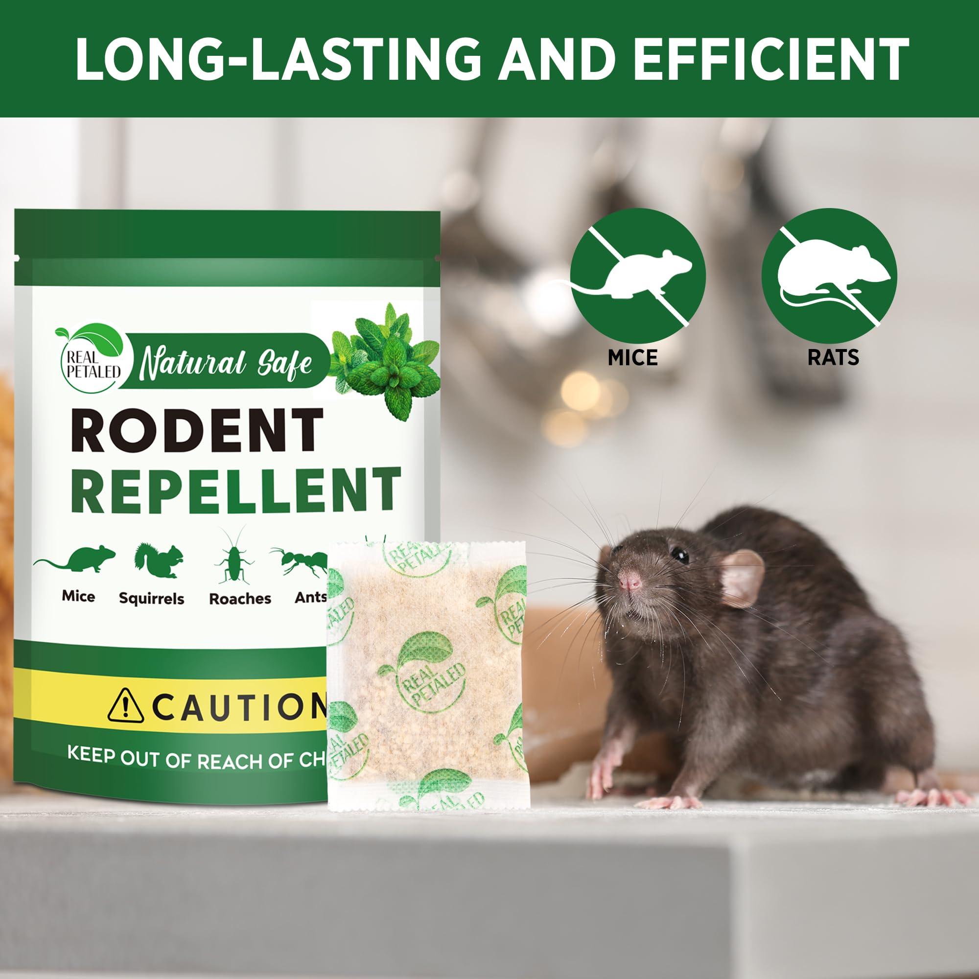 REALPETALED Natural Rodent Repellent Pouches - Peppermint Oil Mouse and Rat Repellent - Indoor and Outdoor Protection for Home, Basement, Garage, Attic, and Storage - 10 Pouches - Image 6
