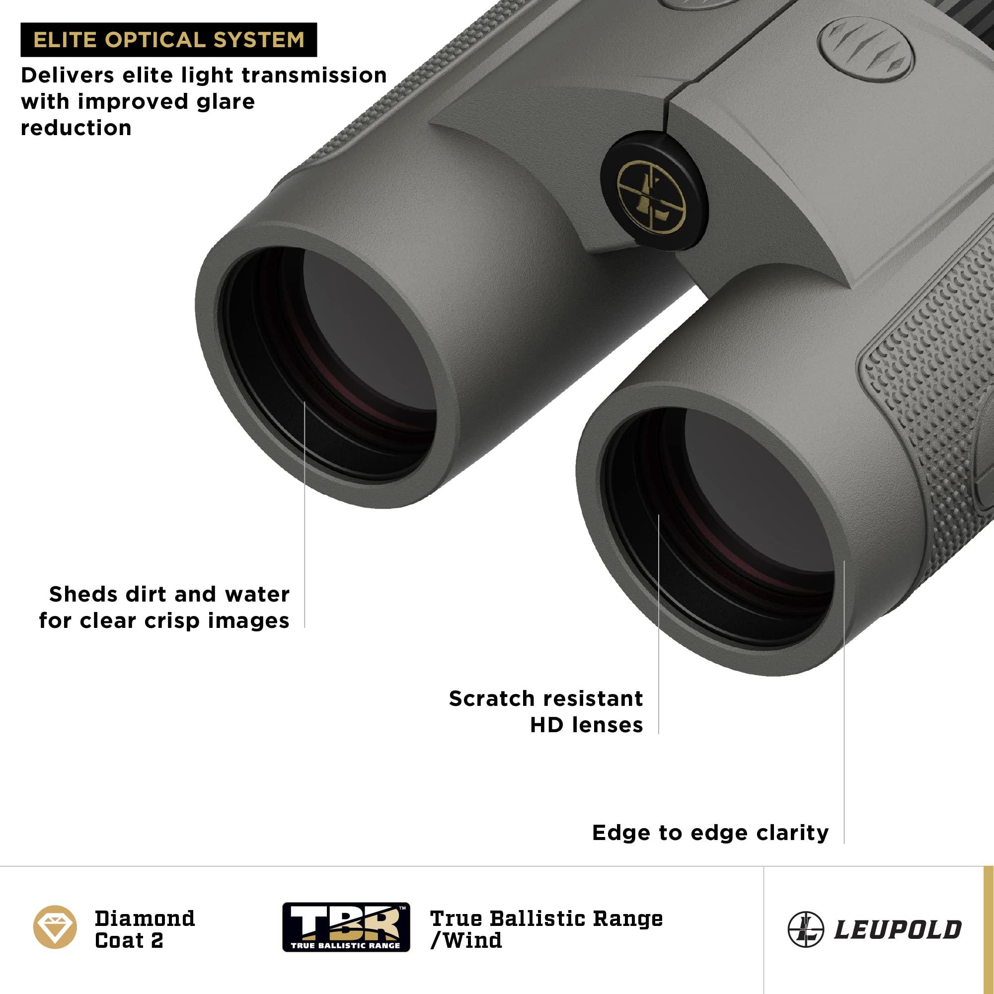Leupold BX-4 Range HD TBR/W 10x42mm Range-Finding Binocular Shadow Gray (182883) - Image 2