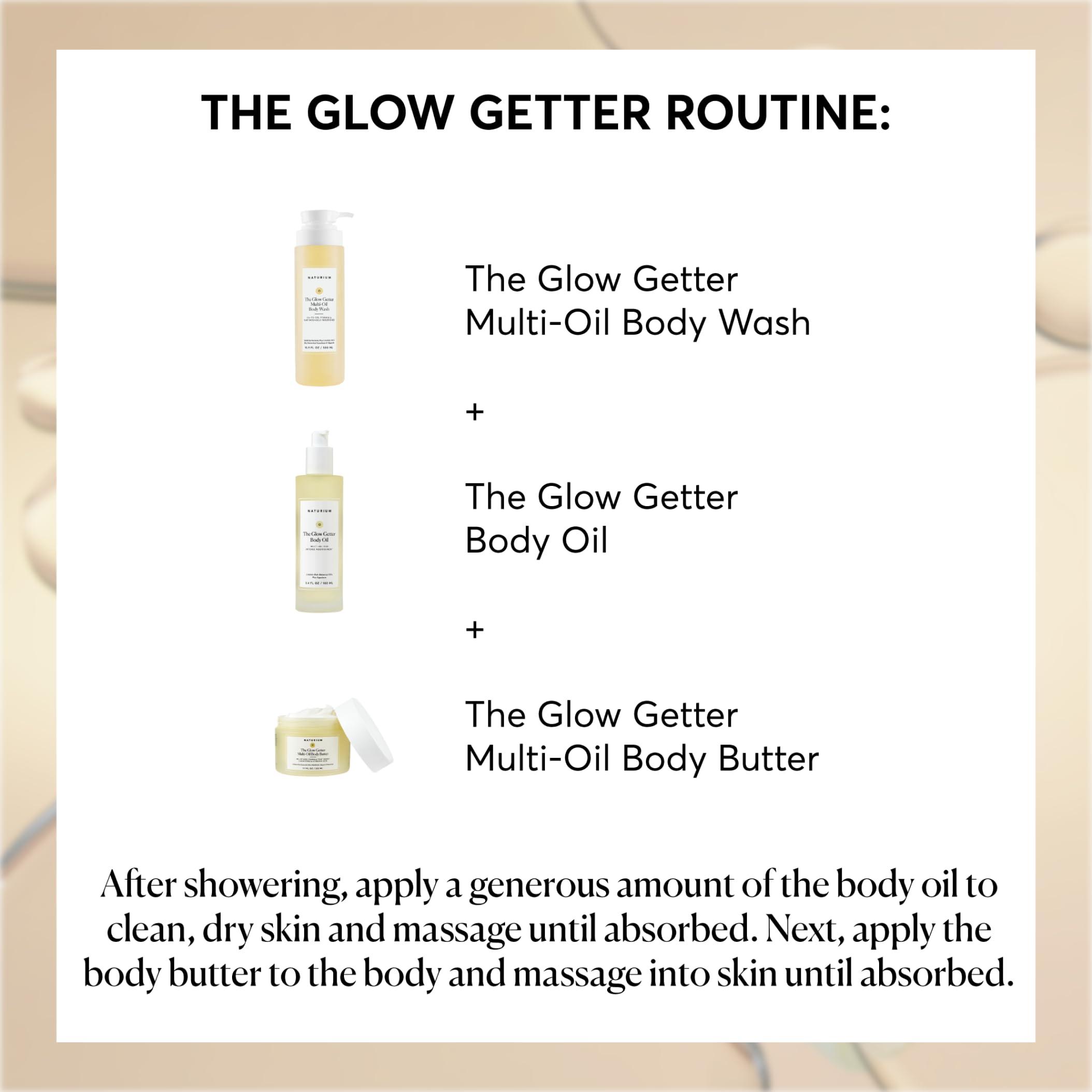 Naturium The Glow Getter Body Oil, Multi-Oil for Intense Nourishment, Hydrating & Moisturizing Formula, Vegan & Cruelty-Free, 3.4 oz - Image 3