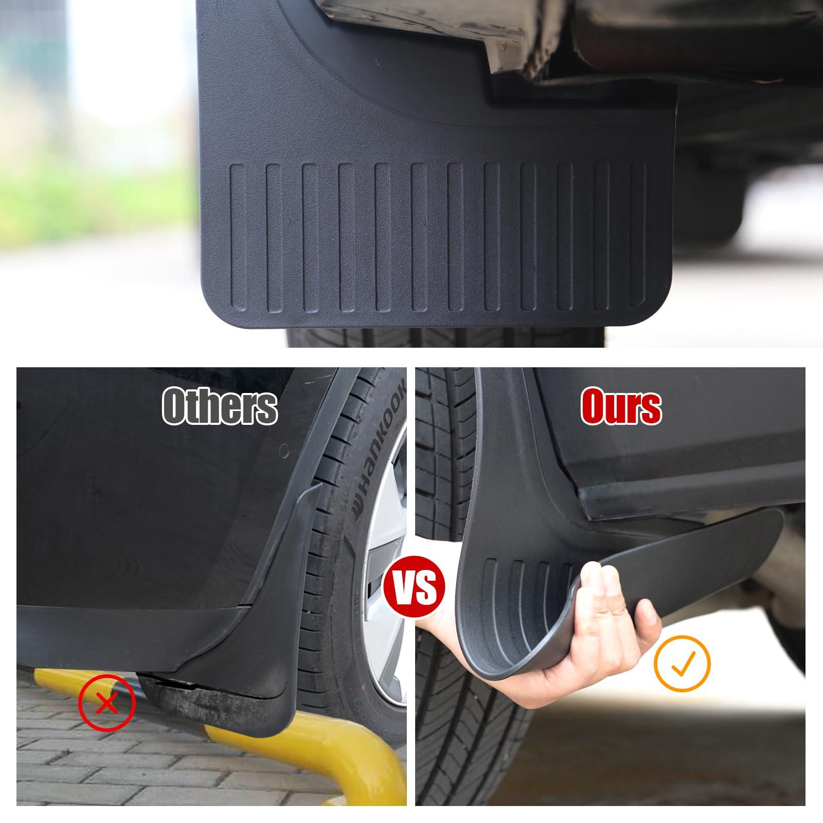 Mabett Mud Flaps for Ford Maverick 2025 2024 2023 2022 Accessories, Flexible Material, All-Weather Fender Front & Rear Mud Guards Splash 4PCS（Not Fit Lobo Model） - Image 2
