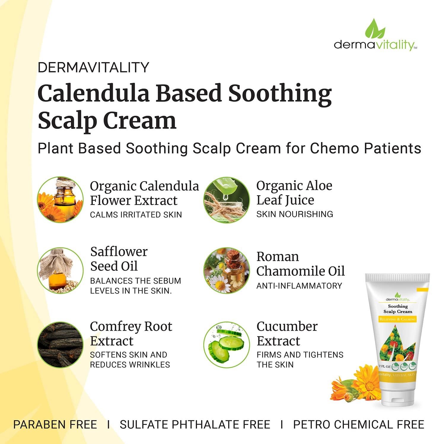 Dermavitality Soothing Moisturizing Scalp Cream Natural Organic Lotion for to moisturize and soothe scalp – 2 Ounces - Image 2