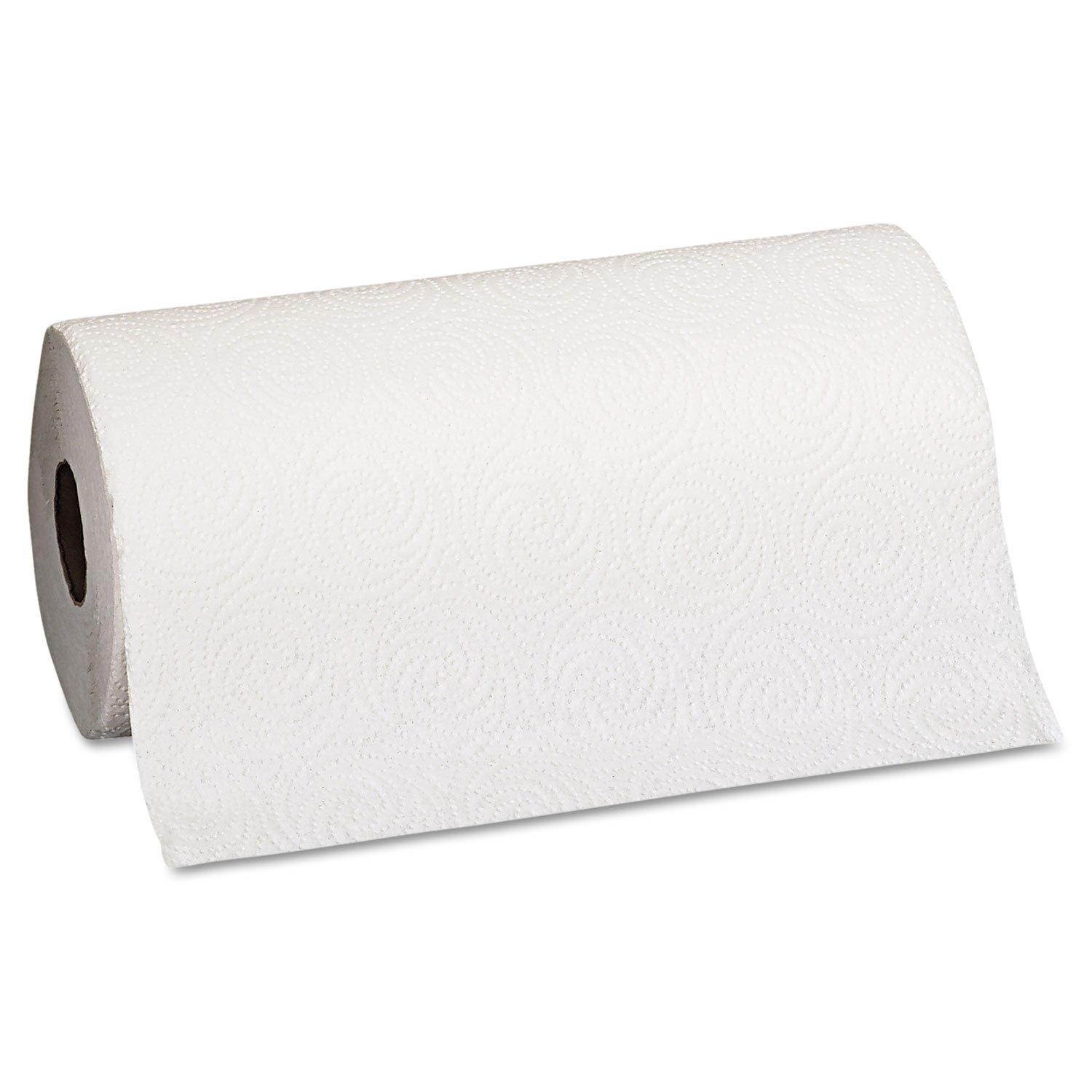 Georgia Pacific 27385 Perforated Paper Towel Roll, 8 4/5 x 11, White, 85/Roll, 30 Rolls/Carton - Image 2