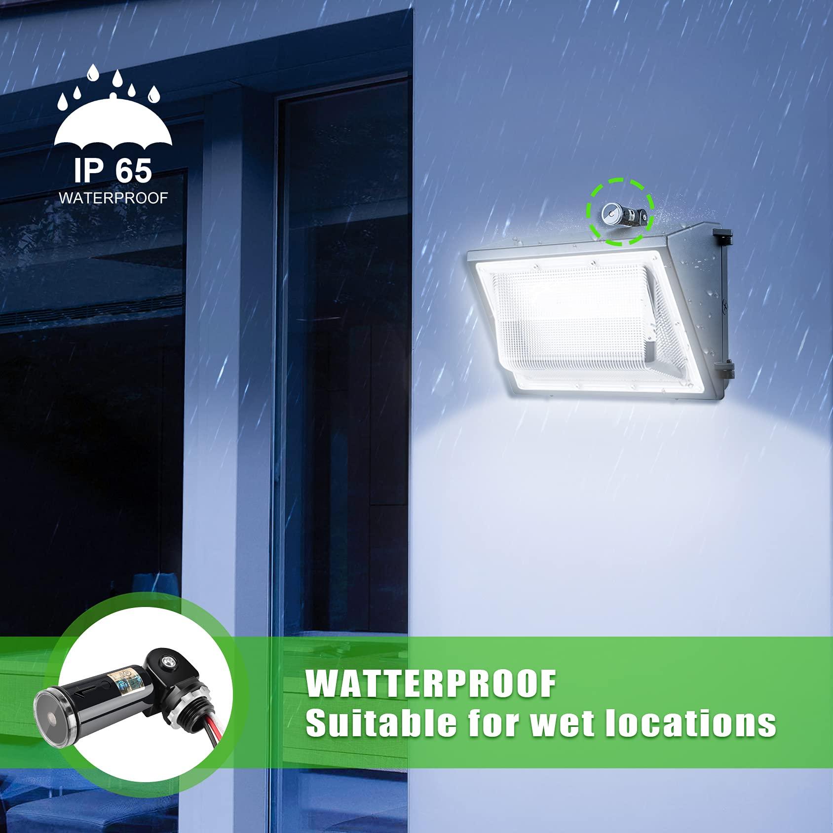 2-Pack, Dusk to Dawn/Day Night Sensor, Photoelectric Switch, Photo Cell Sensor, 110V/120V/220V/240V Input, UL Listed, IP65 Water-Resistant, Photocell for Outdoor Light - Image 5