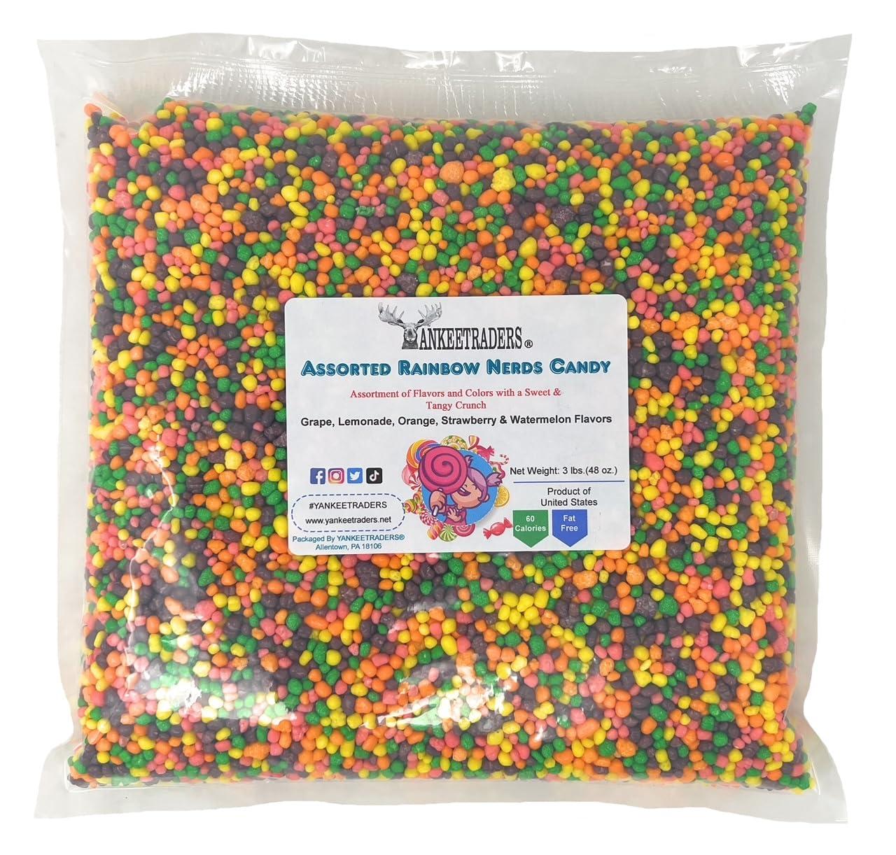 YANKEETRADERS Bulk Assorted Mini Rainbow Fruit Candy, 3 Pounds - Image 2