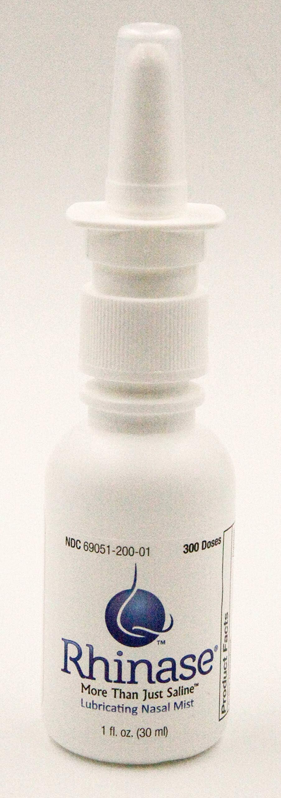 Rhinase Allergy Relief Saline Nasal Spray – Steroid Free, Dual Wetting Agent & Salt Formulation, 300 Sprays for Dry Nose, Allergy, nosebleeds from Nasal Dryness - Image 4