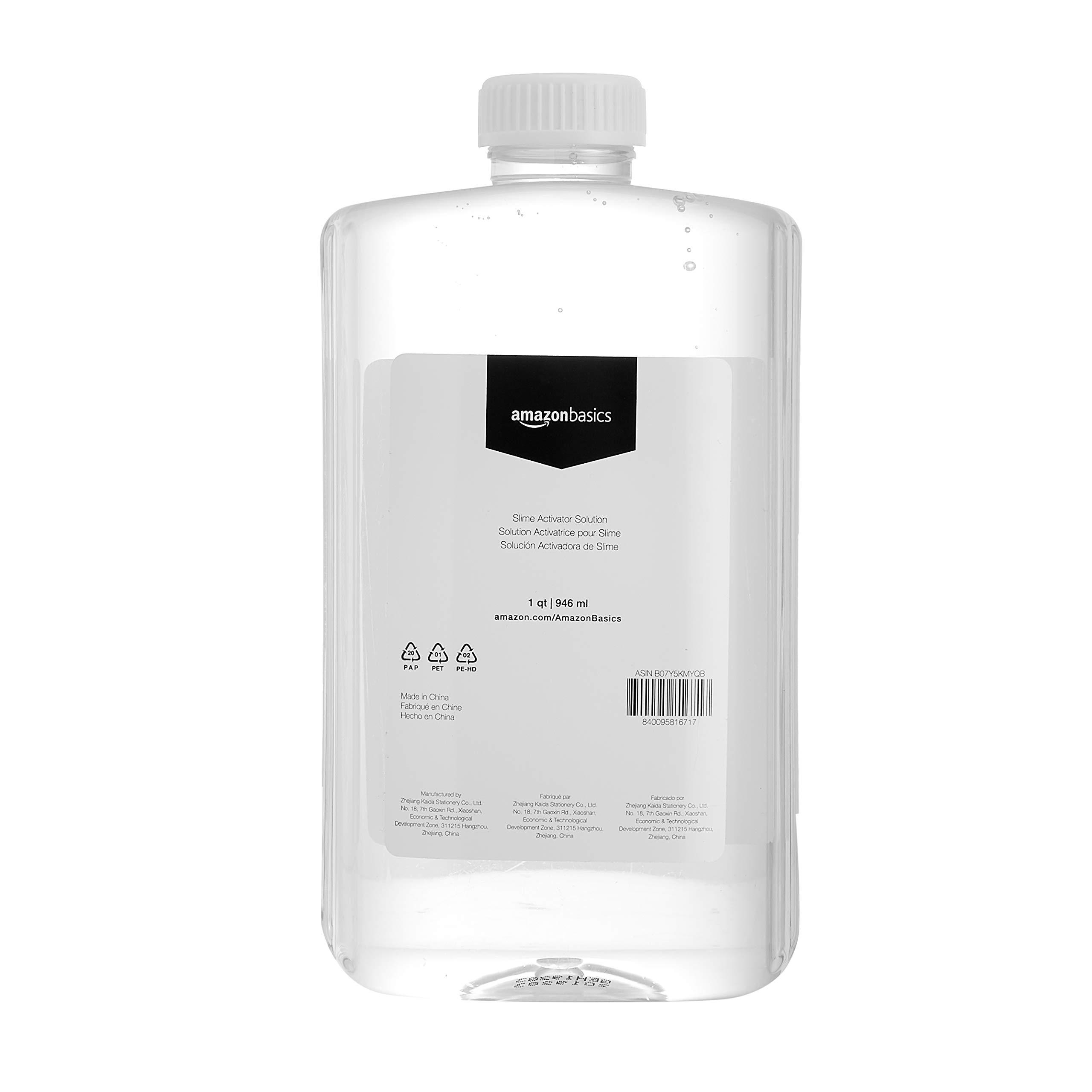 Amazon Basics Slime Activator Solution 1 QT (946ml), Baking Soda, Transparent - Image 4