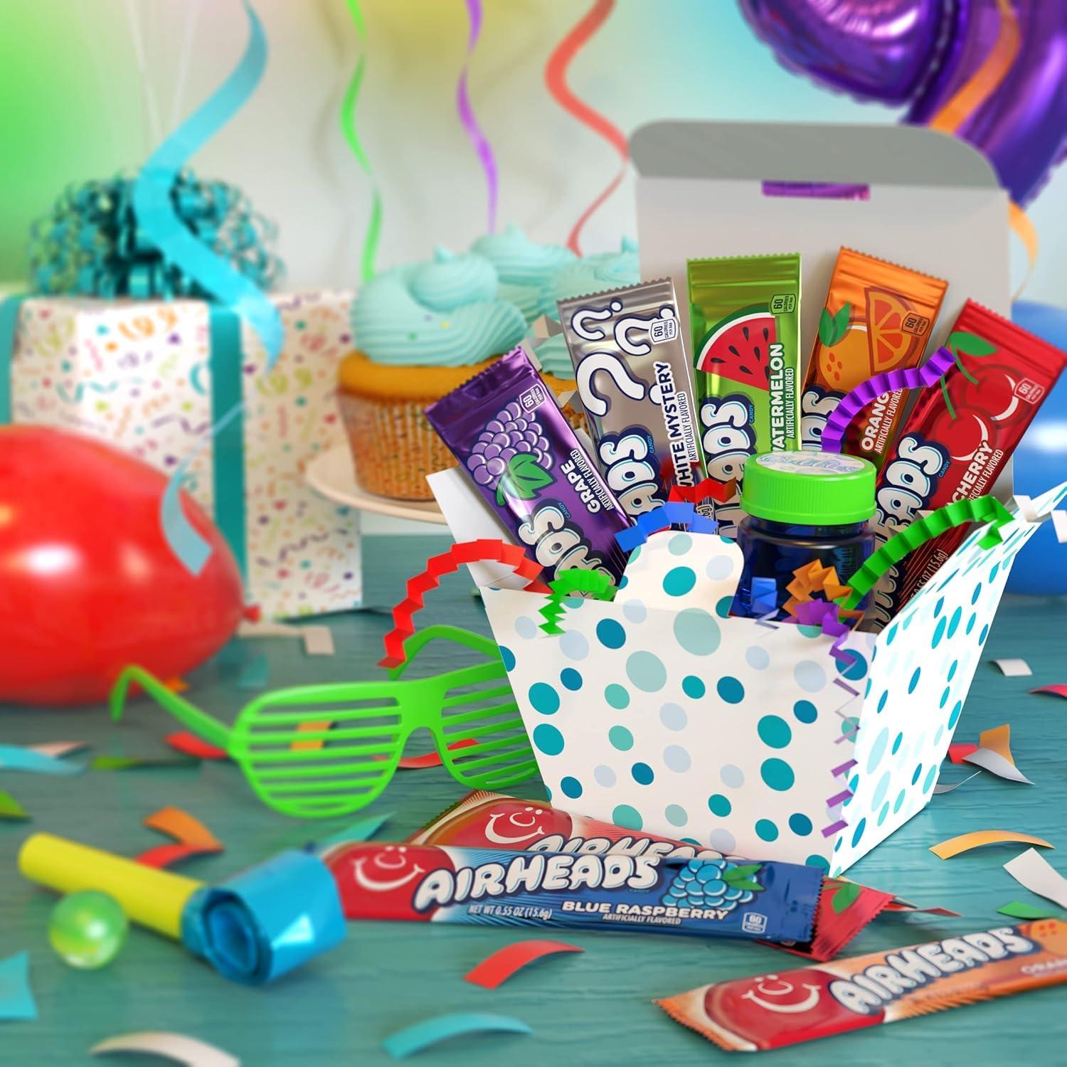 Airheads Candy Bars, Variety Bulk Box, Chewy Full Size Fruit Taffy, Gifts, Holiday, Parties, Concessions, Pantry, Non-Melting, Party, 60 Individually Wrapped Full Size Bars - Image 7